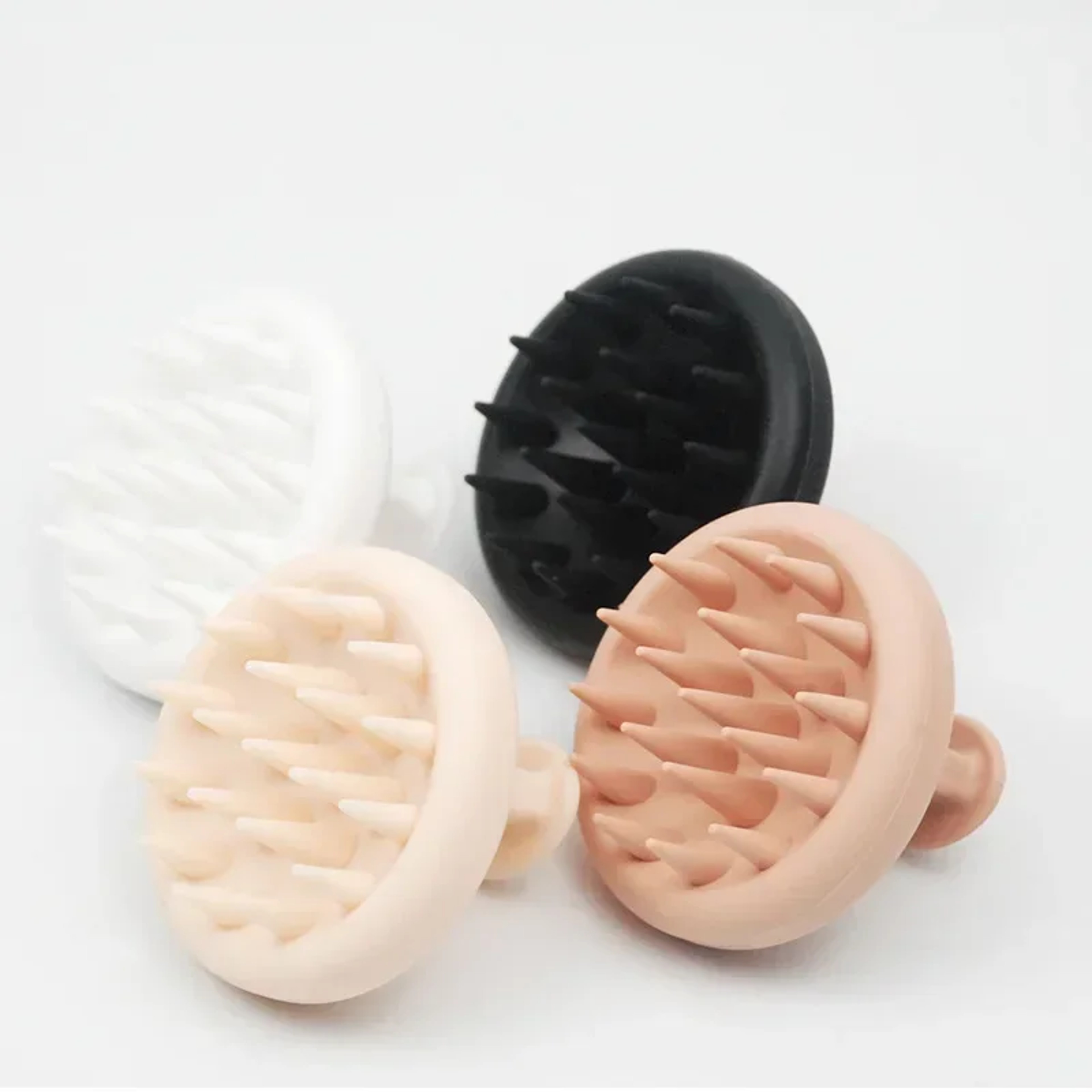 Comb Spa Head Massage Brush, Silicone Scalp and Body Massager, Flexible Hair Brush for Wet and Dry Use – view 1