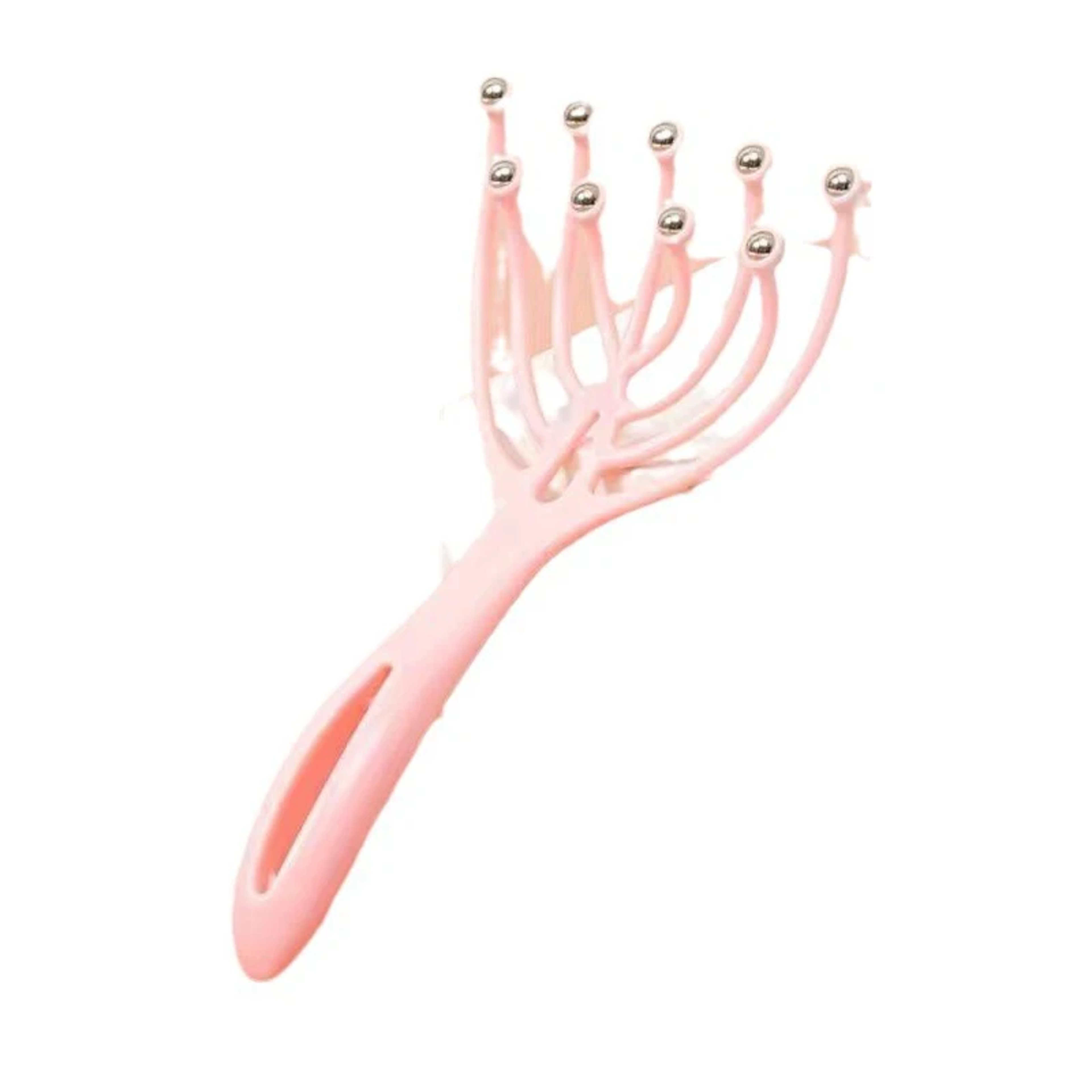 Hand Held Scalp and Neck Massager, Nine Claw Steel Ball Head Massager, Five Finger Relaxation Tool for Hair Growth – view 8