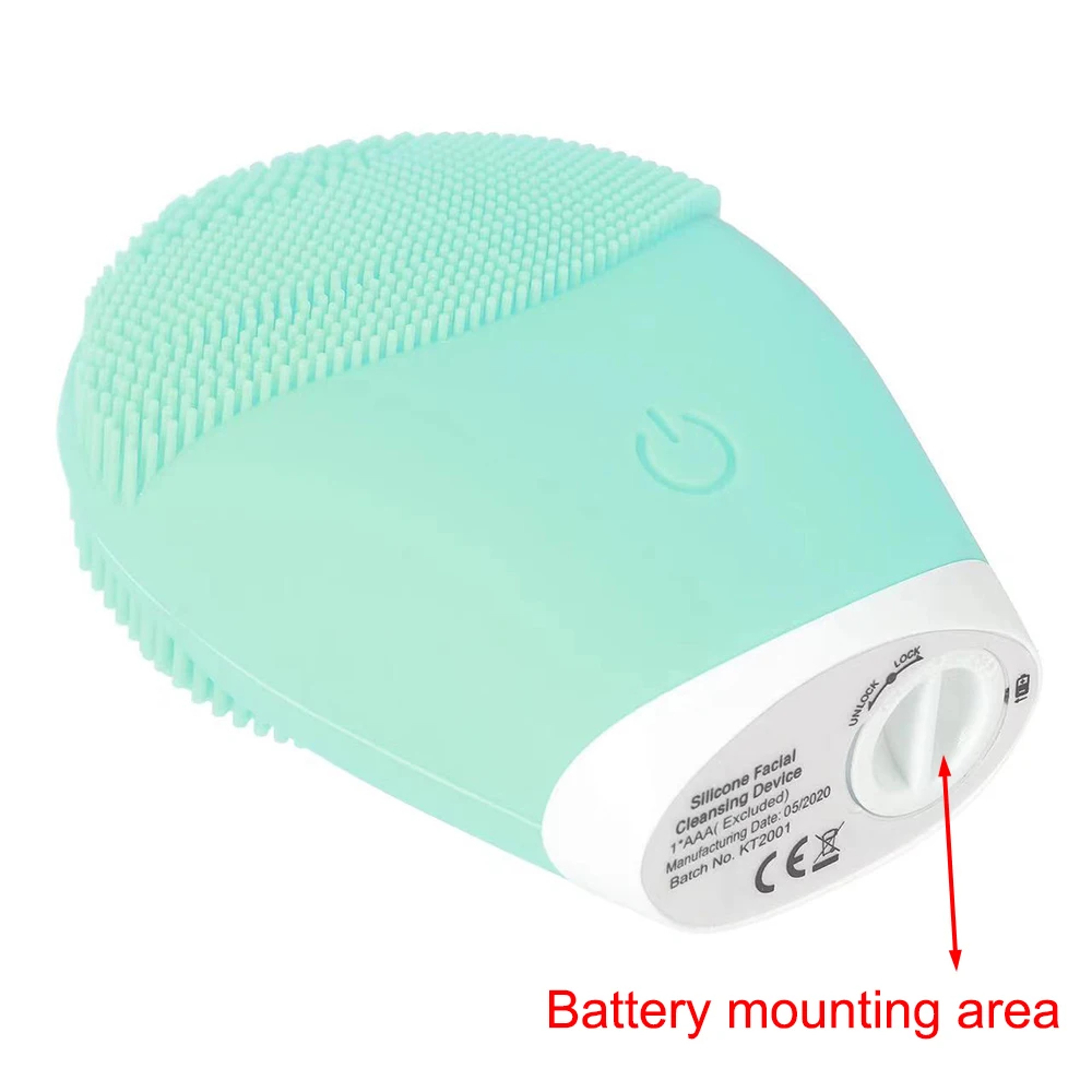 Electric Vibration Facial Massager, Silicone Brush for Deep Pore Cleaning, Skincare Device – view 6