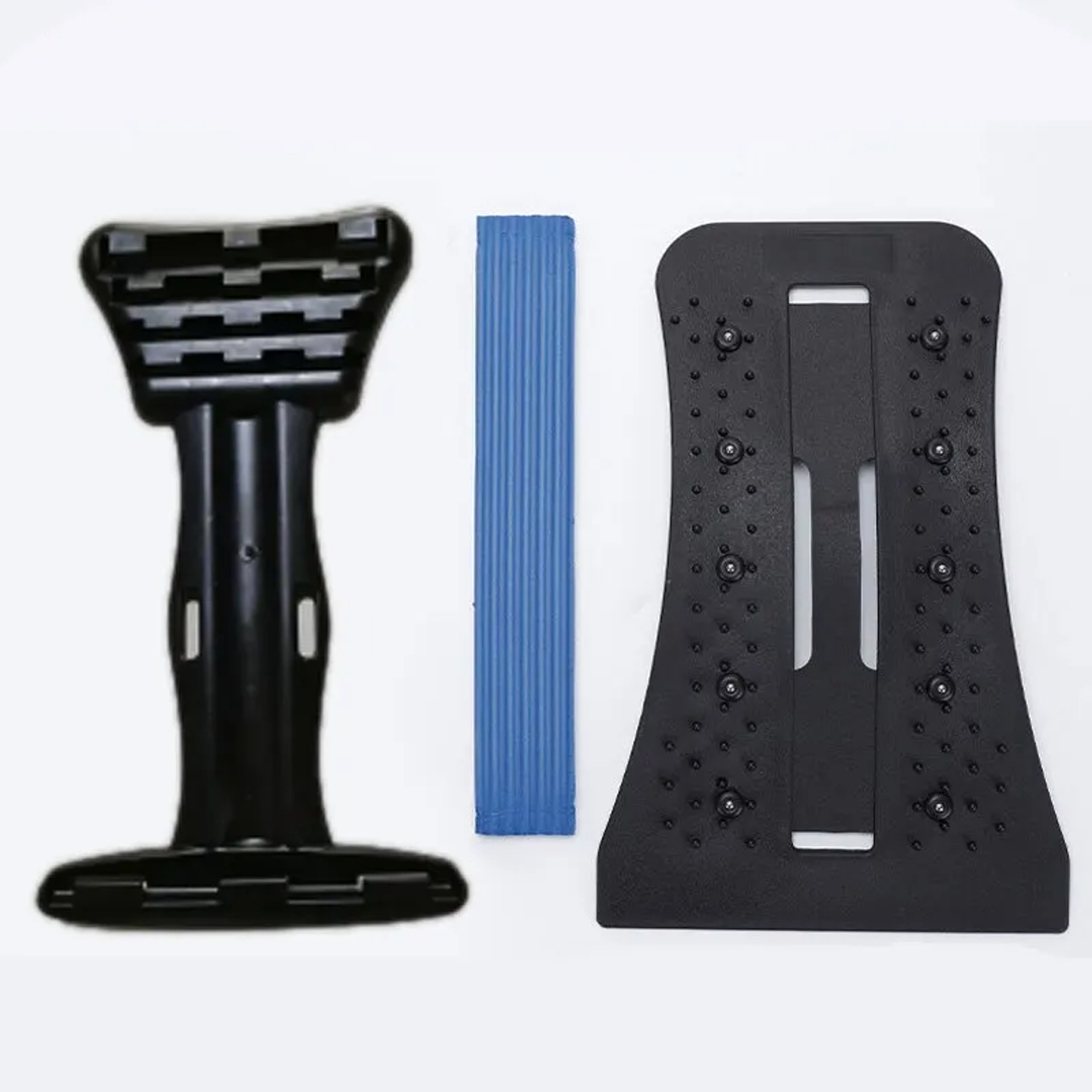 Adjustable Lumbar Support, Multi-Level Back & Neck Stretcher, Deep Stretch, Yoga-like Flexibility – view 2