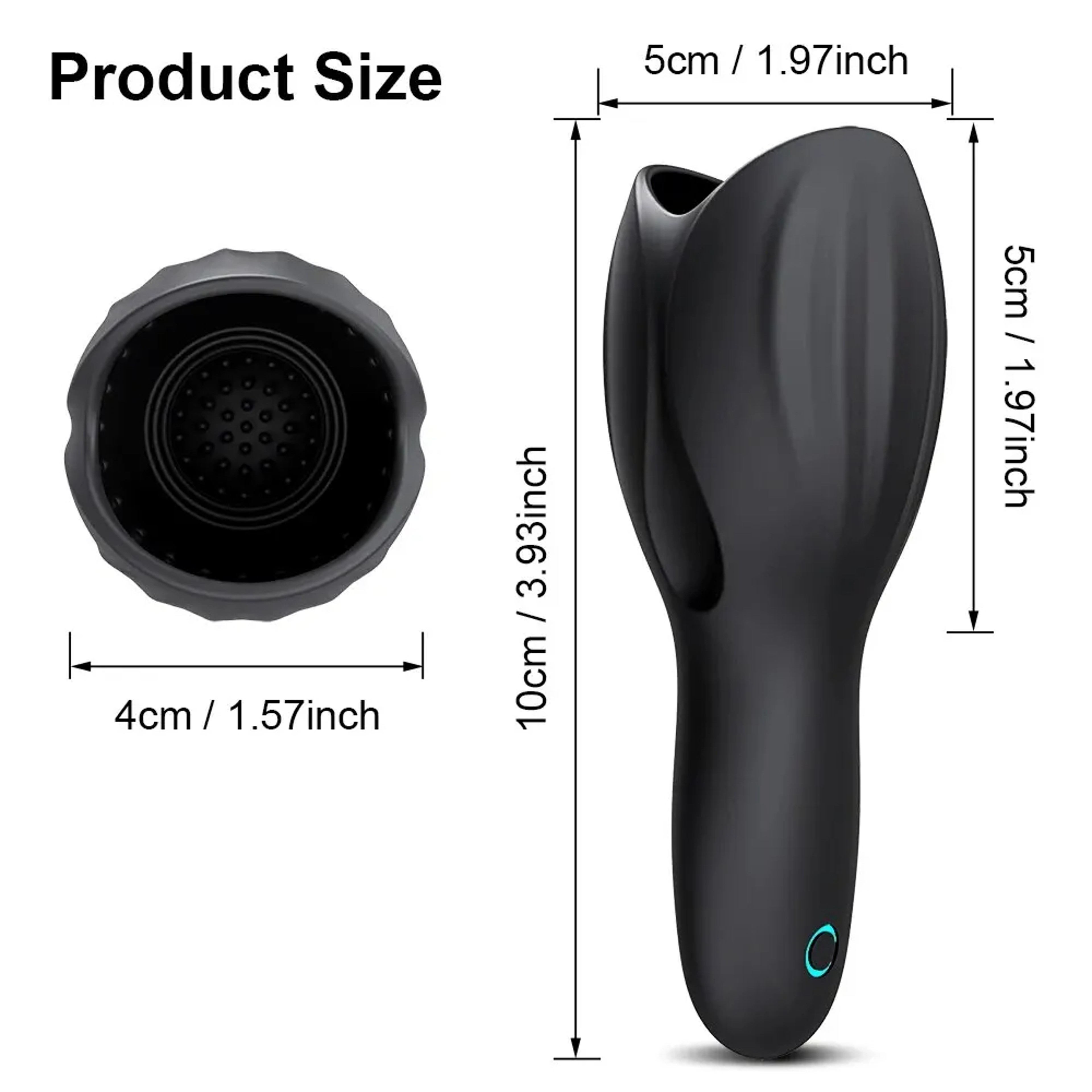Mens Vibrator, Glans Stimulater, Exerciser, Massager, Penis Delay, Trainer, Male Masturbator, Equipment, Adult Male – view 4