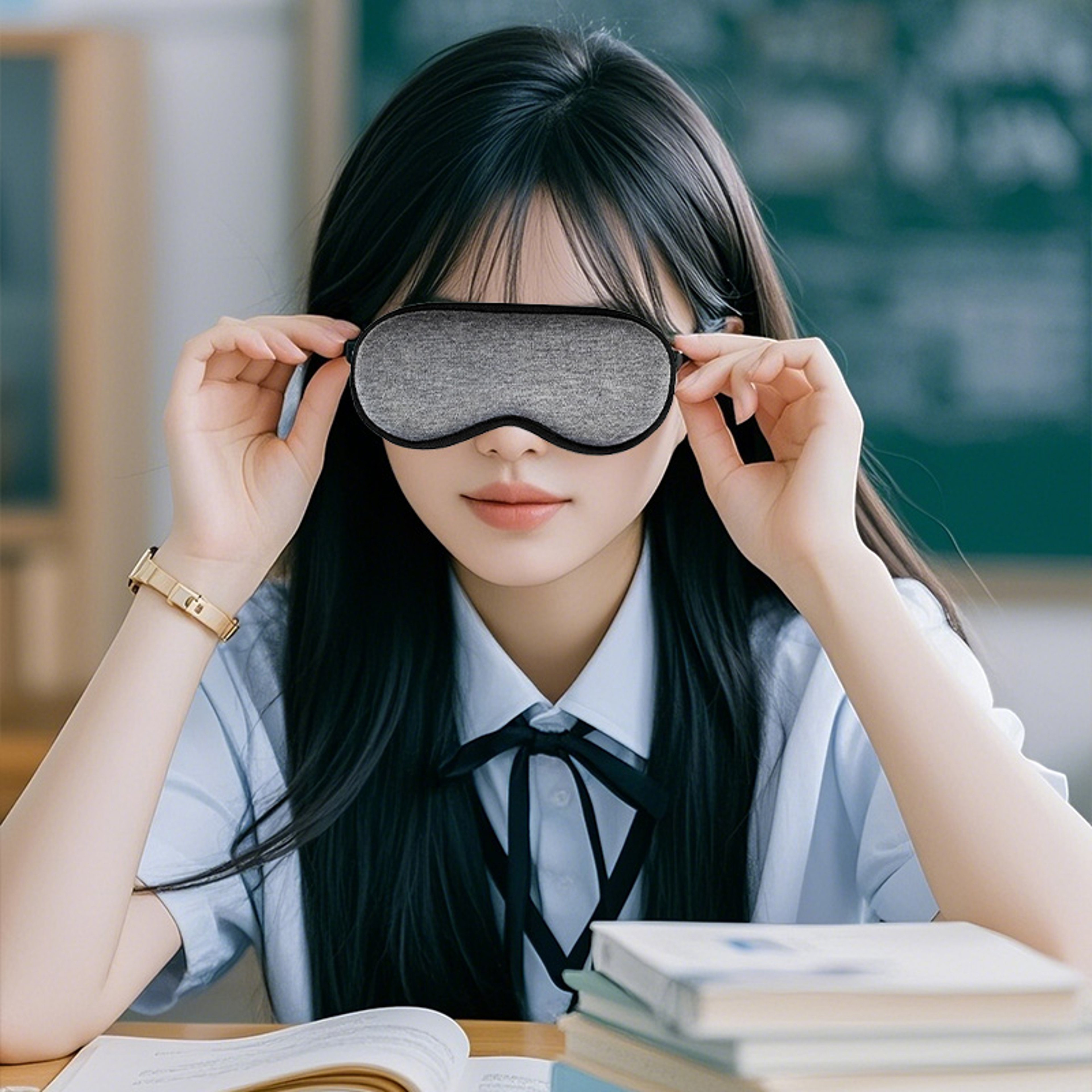 USB Powered Heating Eye Mask, 3D Electric Steam for Dry Eye Relief, Sleep Aid, Relaxation – view 1