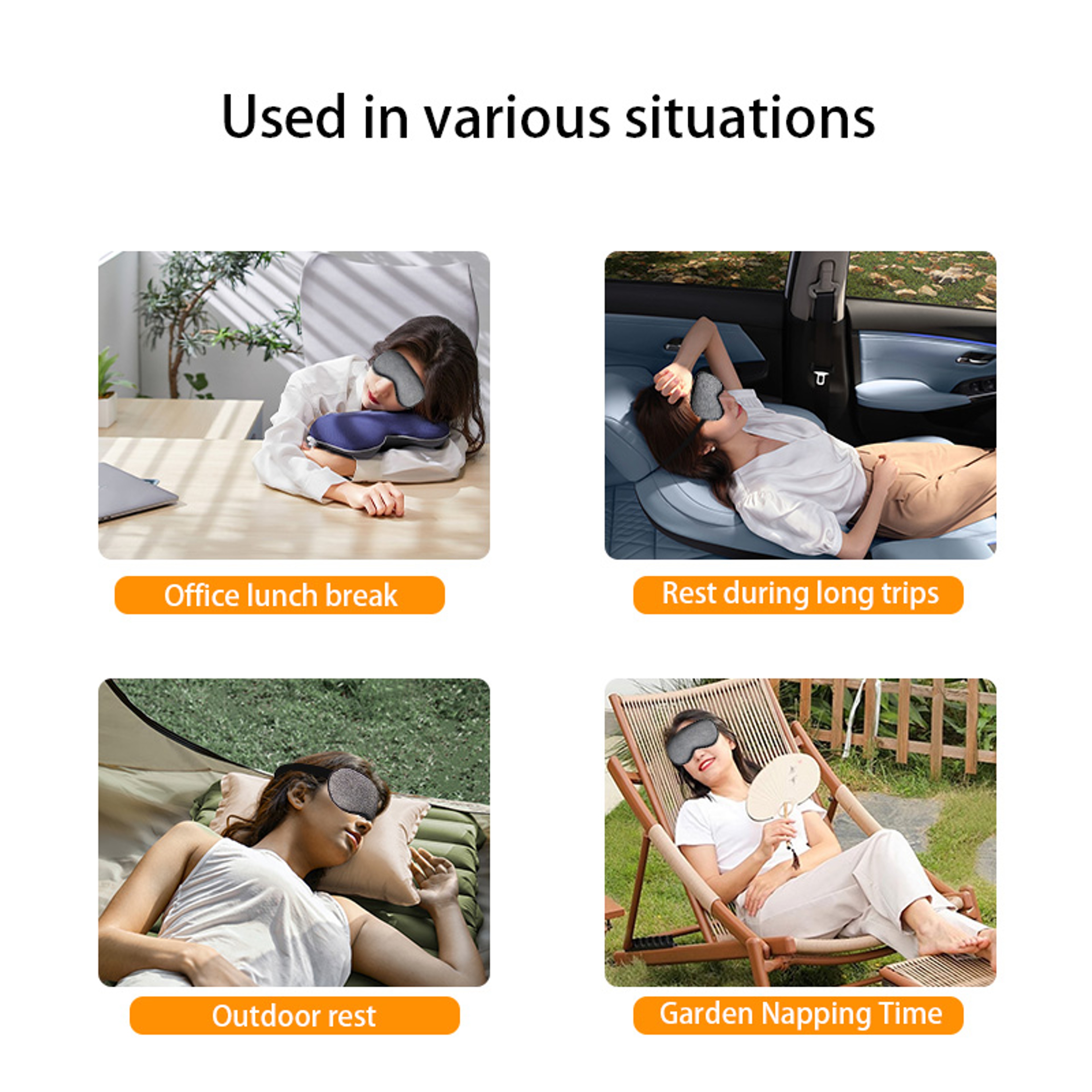 USB Powered Heating Eye Mask, 3D Electric Steam for Dry Eye Relief, Sleep Aid, Relaxation – view 6