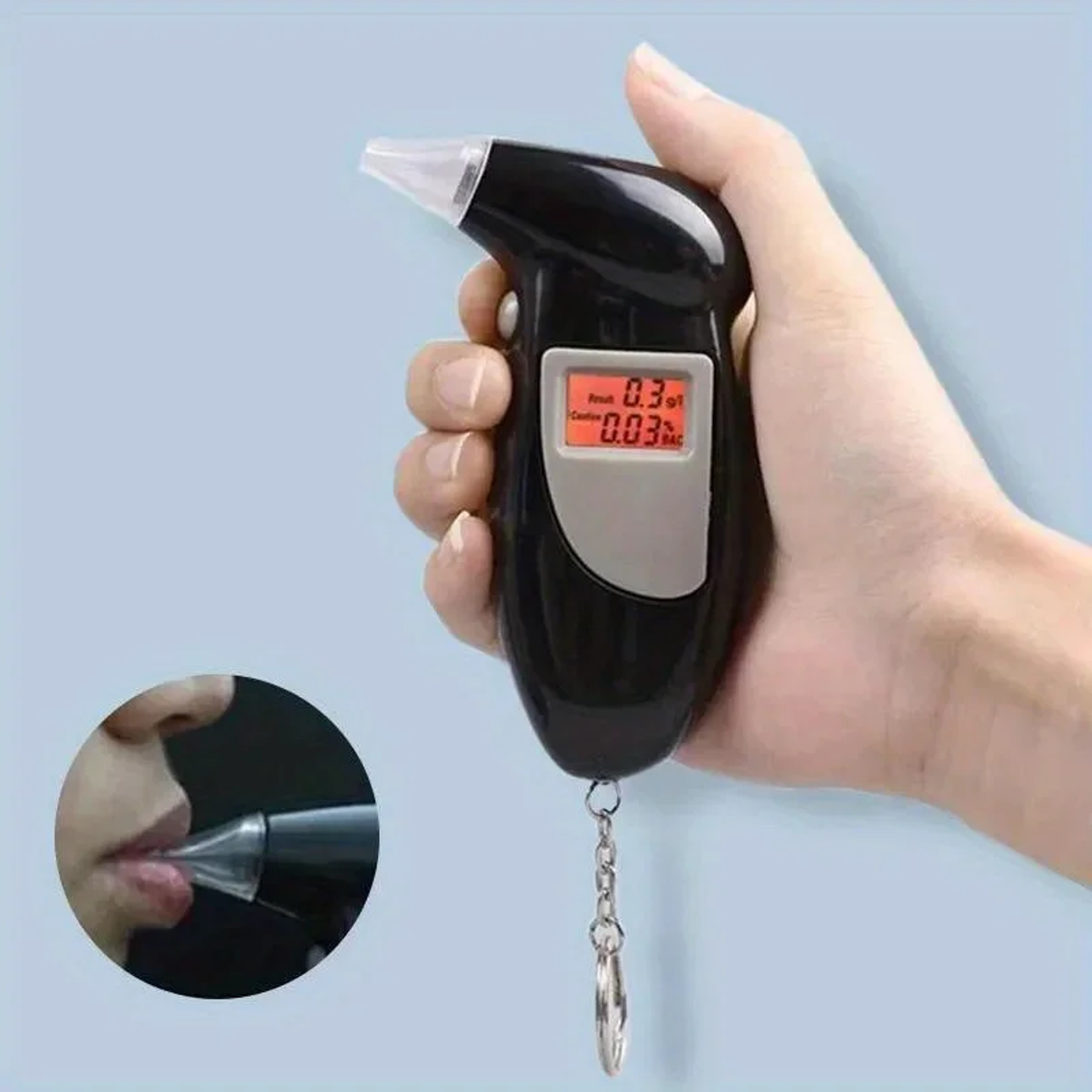 Digital Alcohol Tester Accurately Test Your Blood Alcohol Compact Breathalyzer Reliable Results 1