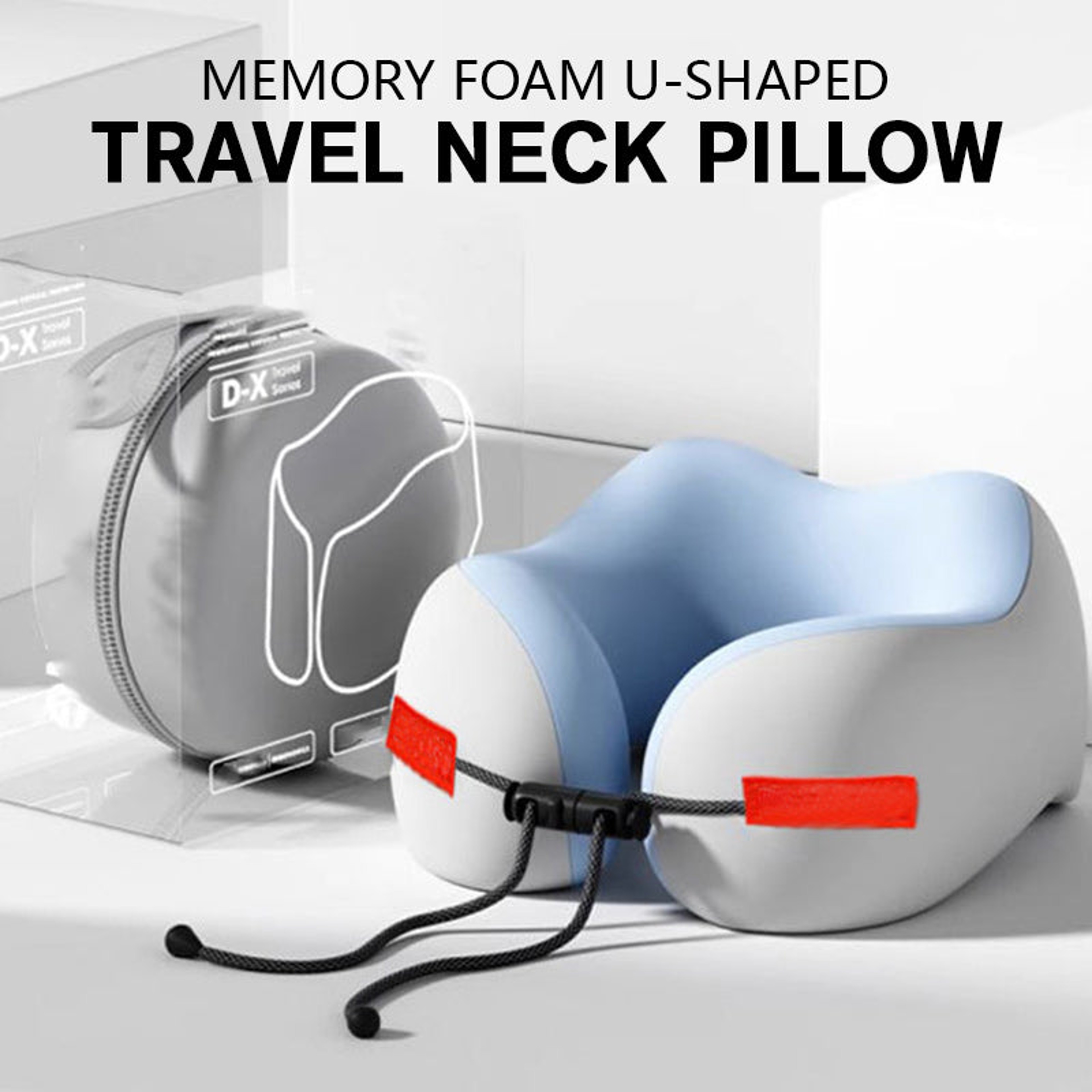 Soft Travel Pillow Massage Neck Pillow U Shaped Memory Foam Neck Pillow Airplane Pillow Cervical He 0