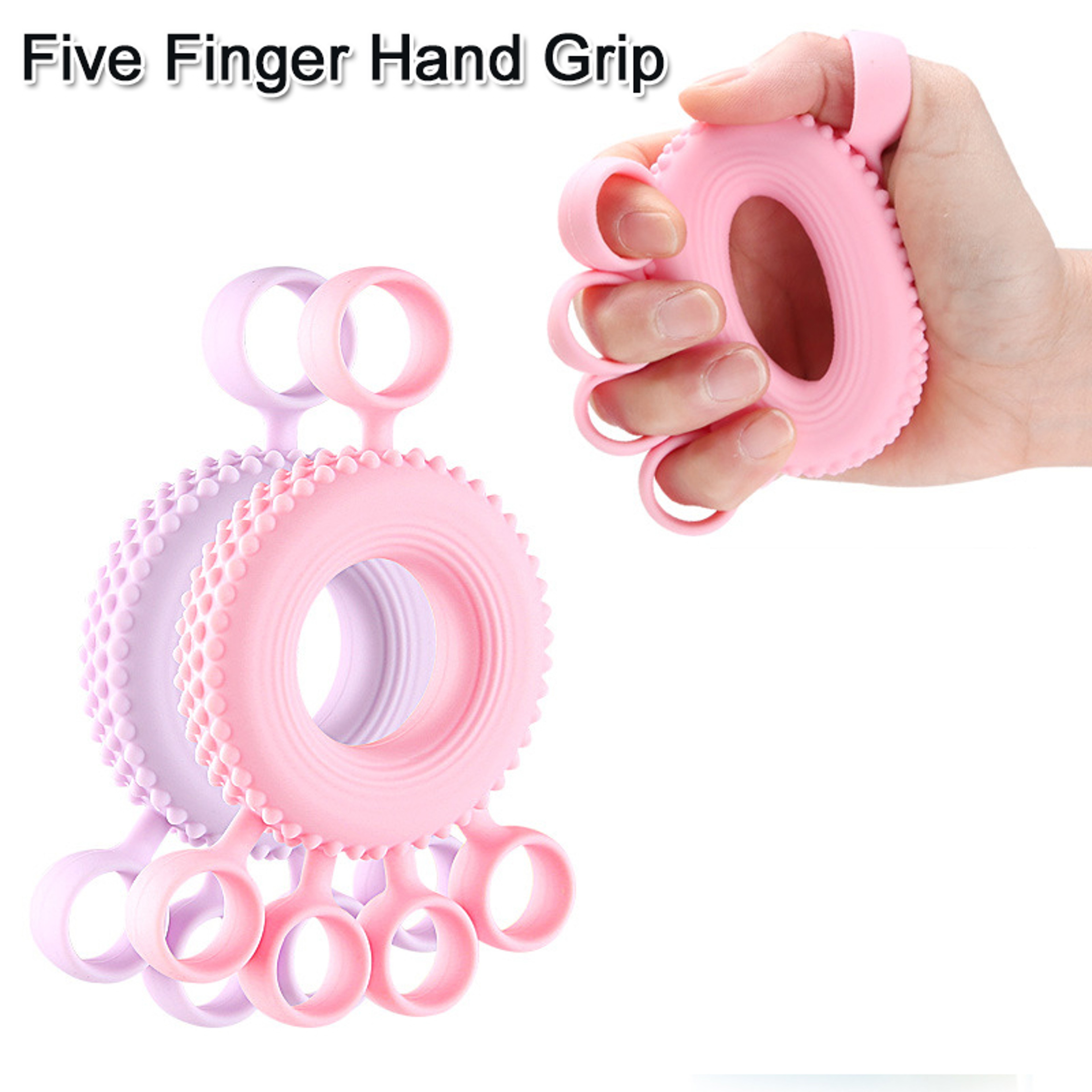 Finger Flexibility Finger Exerciser Silicone Grip Strength Trainer Hand Grip Strengthener Anti Slip 1