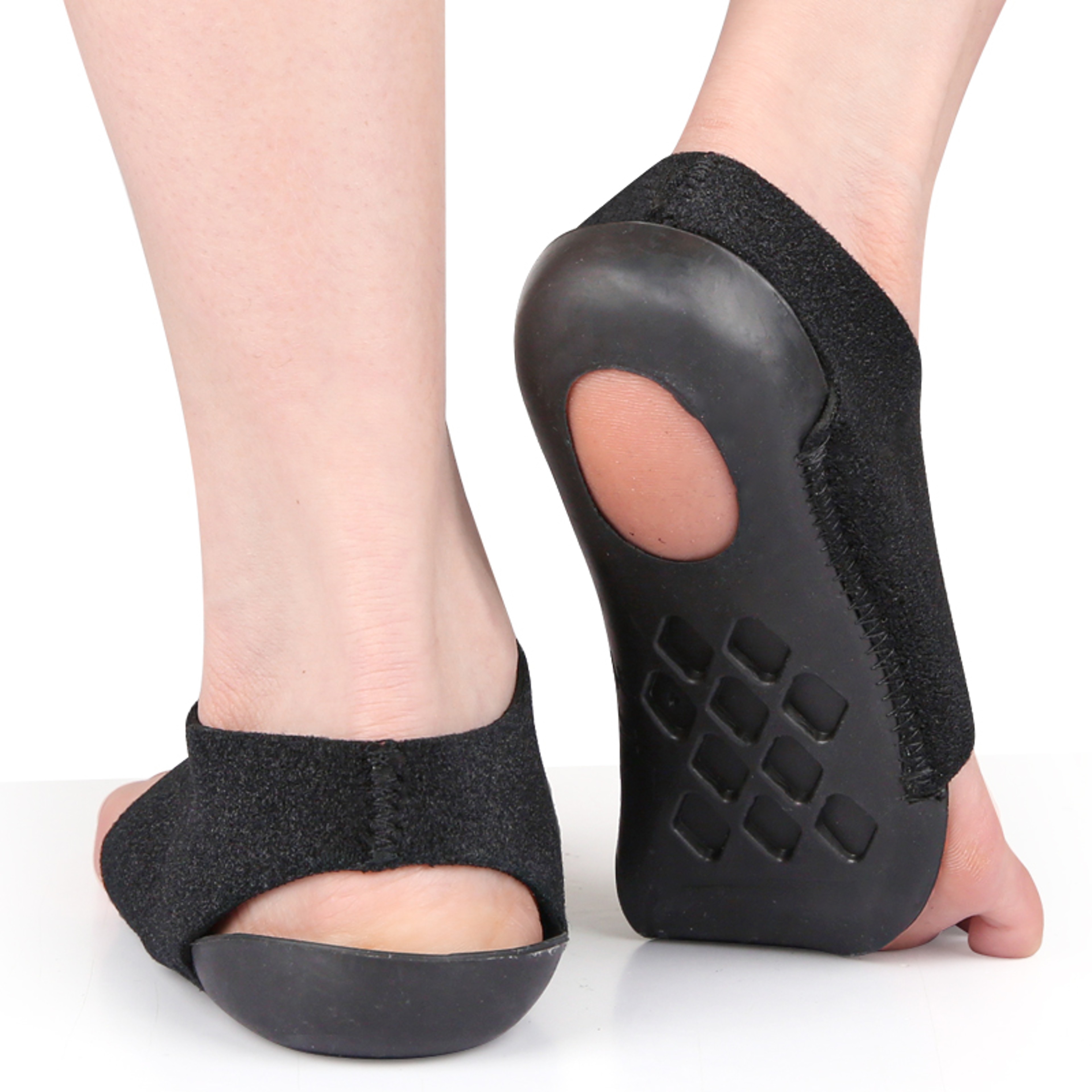 Arch Support Sleeves, Elastic Gel Pads Cushioned, Fabric Arch Socks for Plantar Fasciitis Heels, Flat Foot Pain Relief – view 6