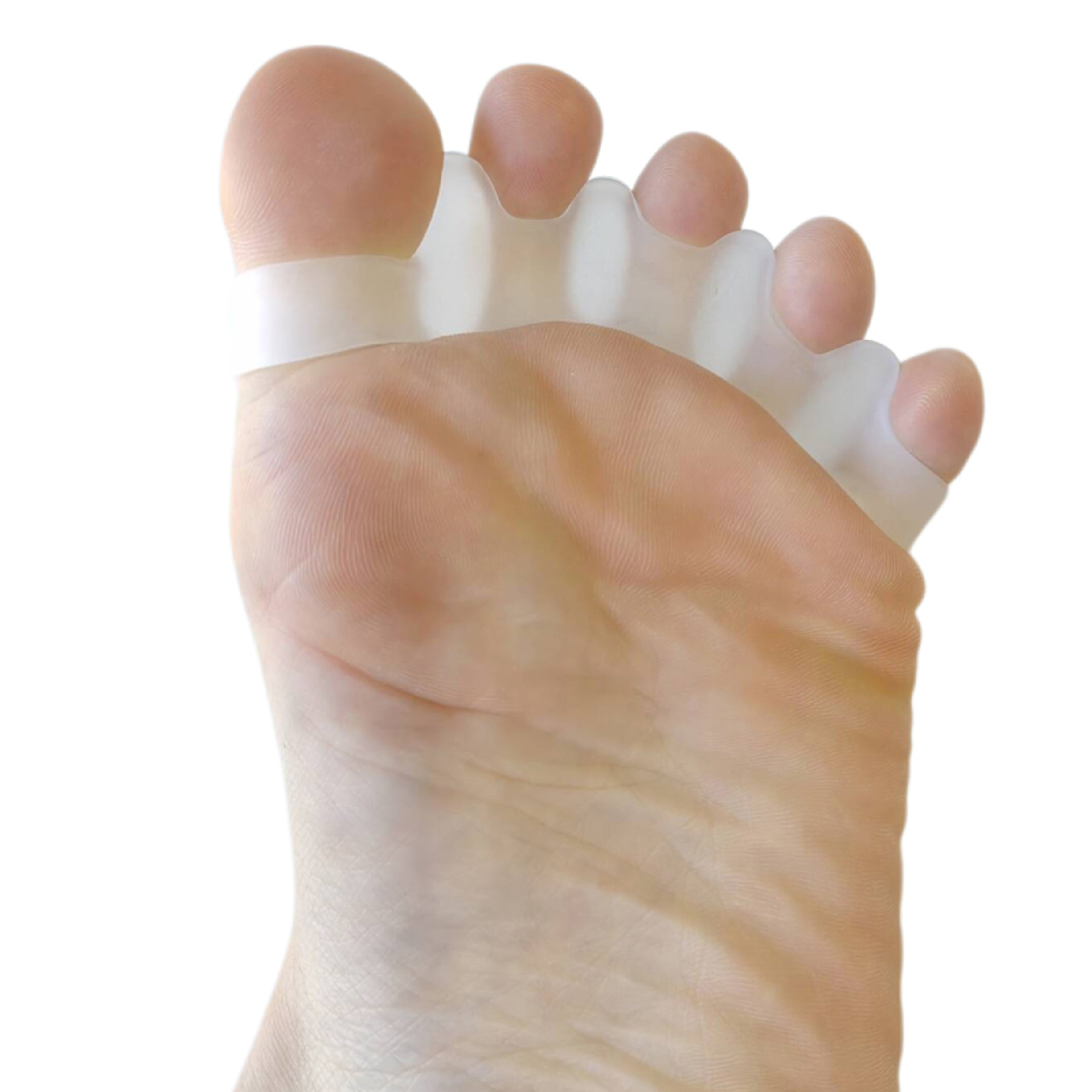 Silicone Toe Separators 1Pair, Bunion Adjuster Gel Corrector Splitter, Foot Pain Relief Thumb Valgus Protector – view 2