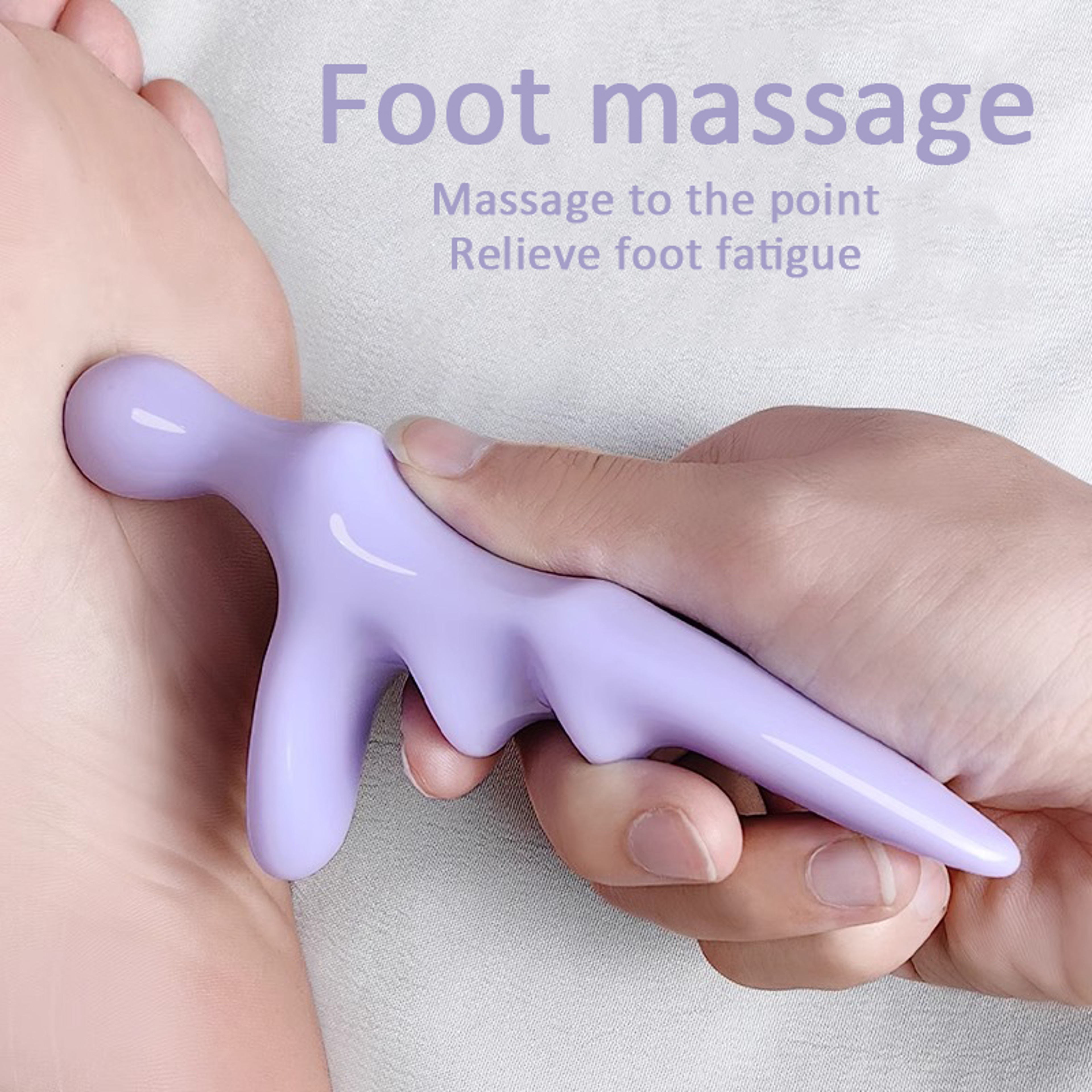 Manual Massage Tools, T Shaped Massager, Deep Tissue Acupressure, Neck Shoulder Back Foot, Muscle Fatigue Relief – view 6
