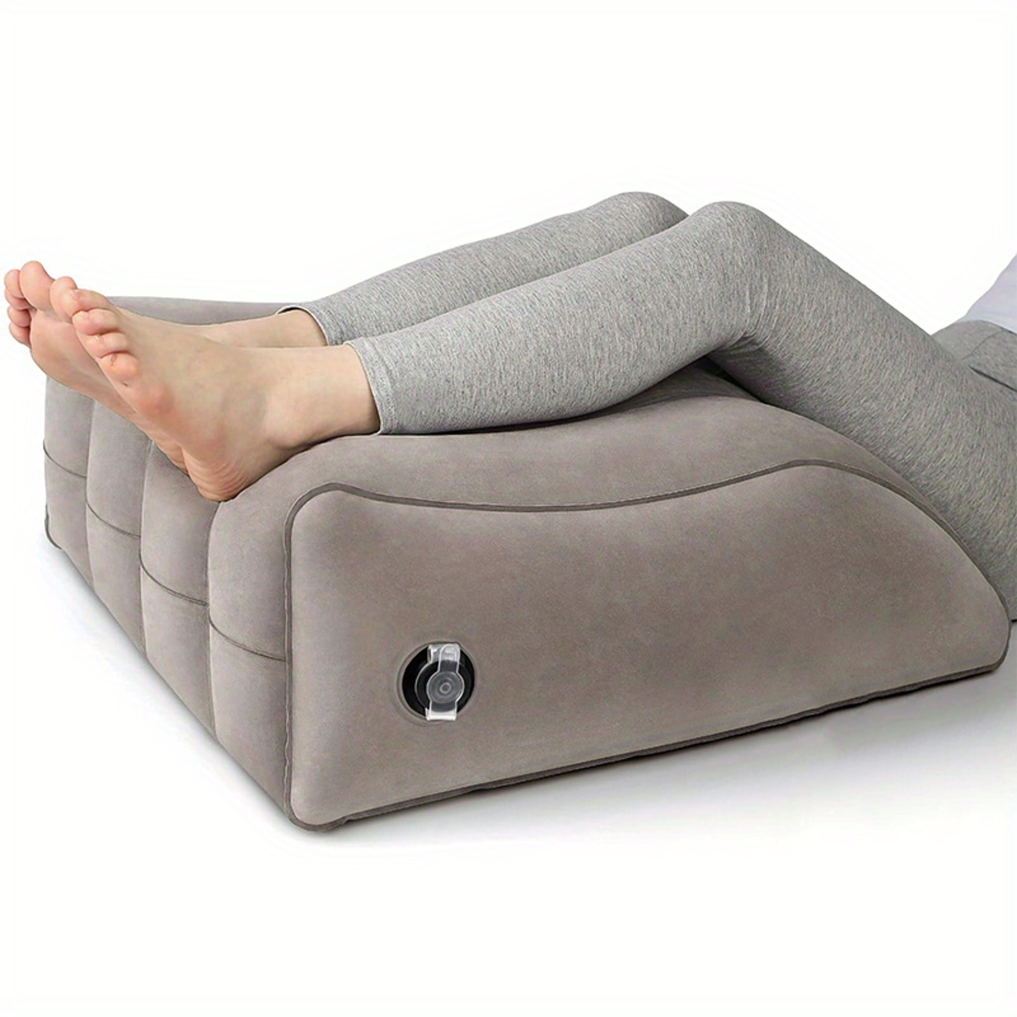Inflatable Leg Elevation Pillow Plush Leg Wedge Pillow for Knee Support and Relaxation – view 4