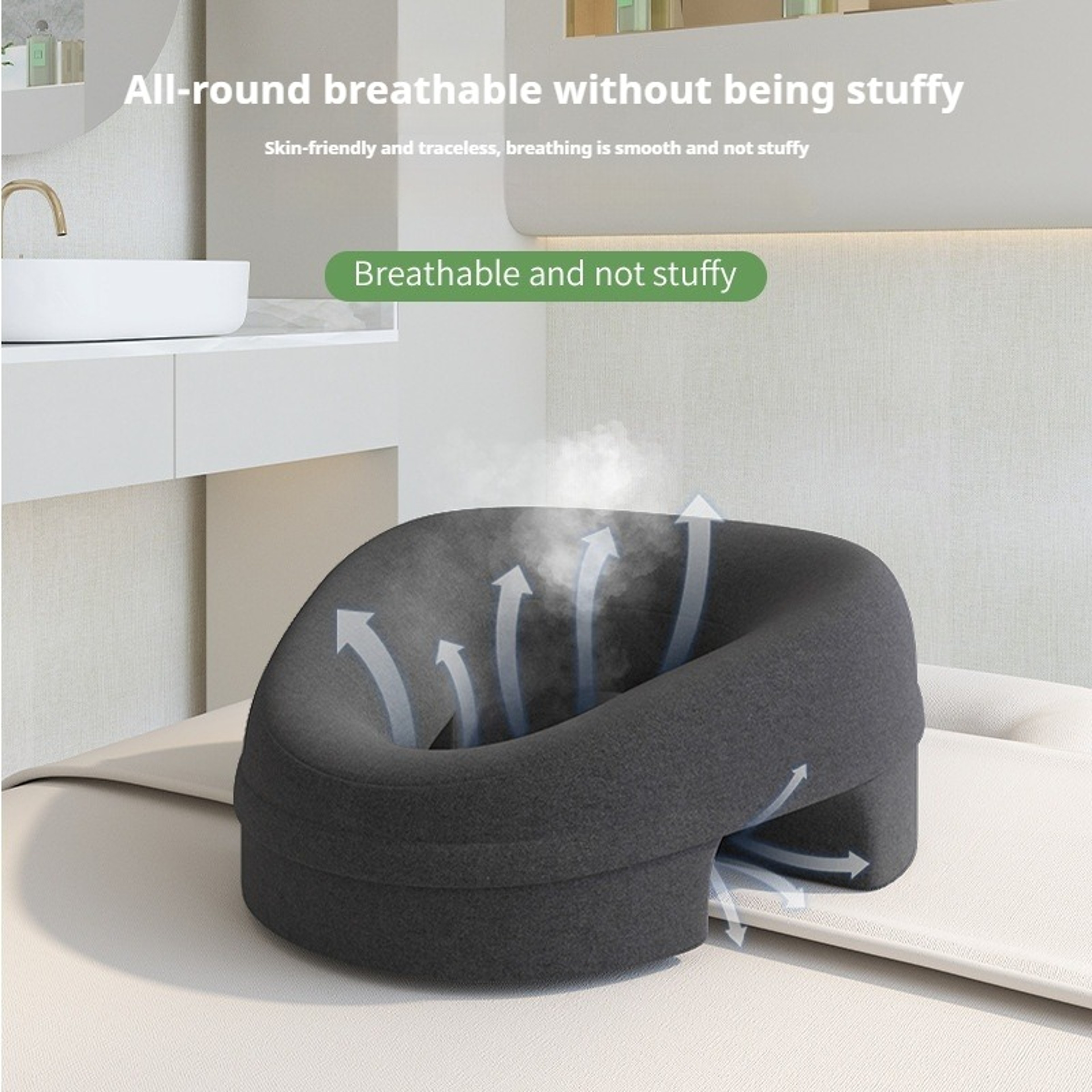 Ergonomics Lying Down Pillow Rest Support Memory Foam Breathable Head Pillow Pillow Body Massage Fa 0
