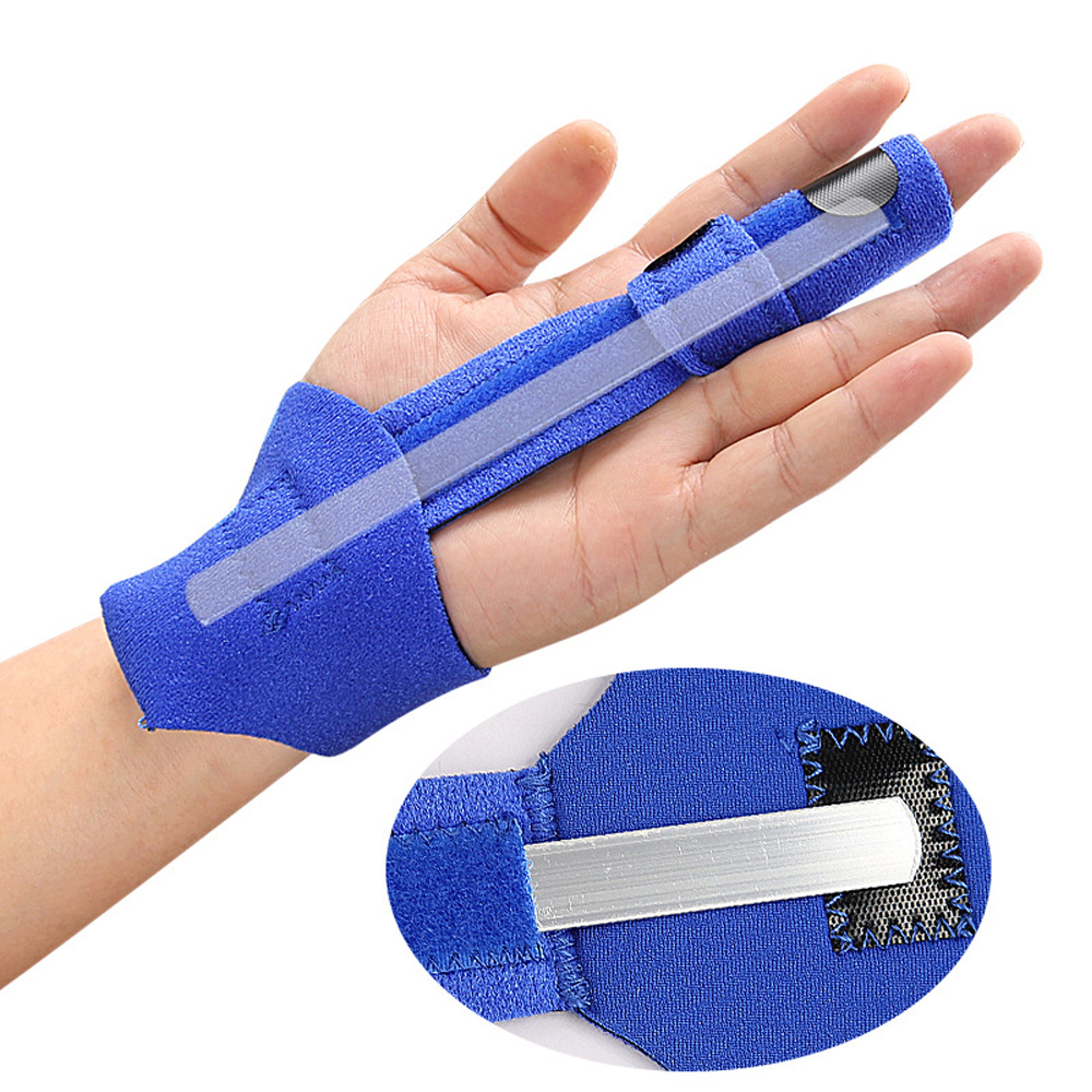 Adjustable Finger Splint, Finger Corrector Guard, Trigger Finger Support, Clicking Stiffness Pain Relief Brace – view 3