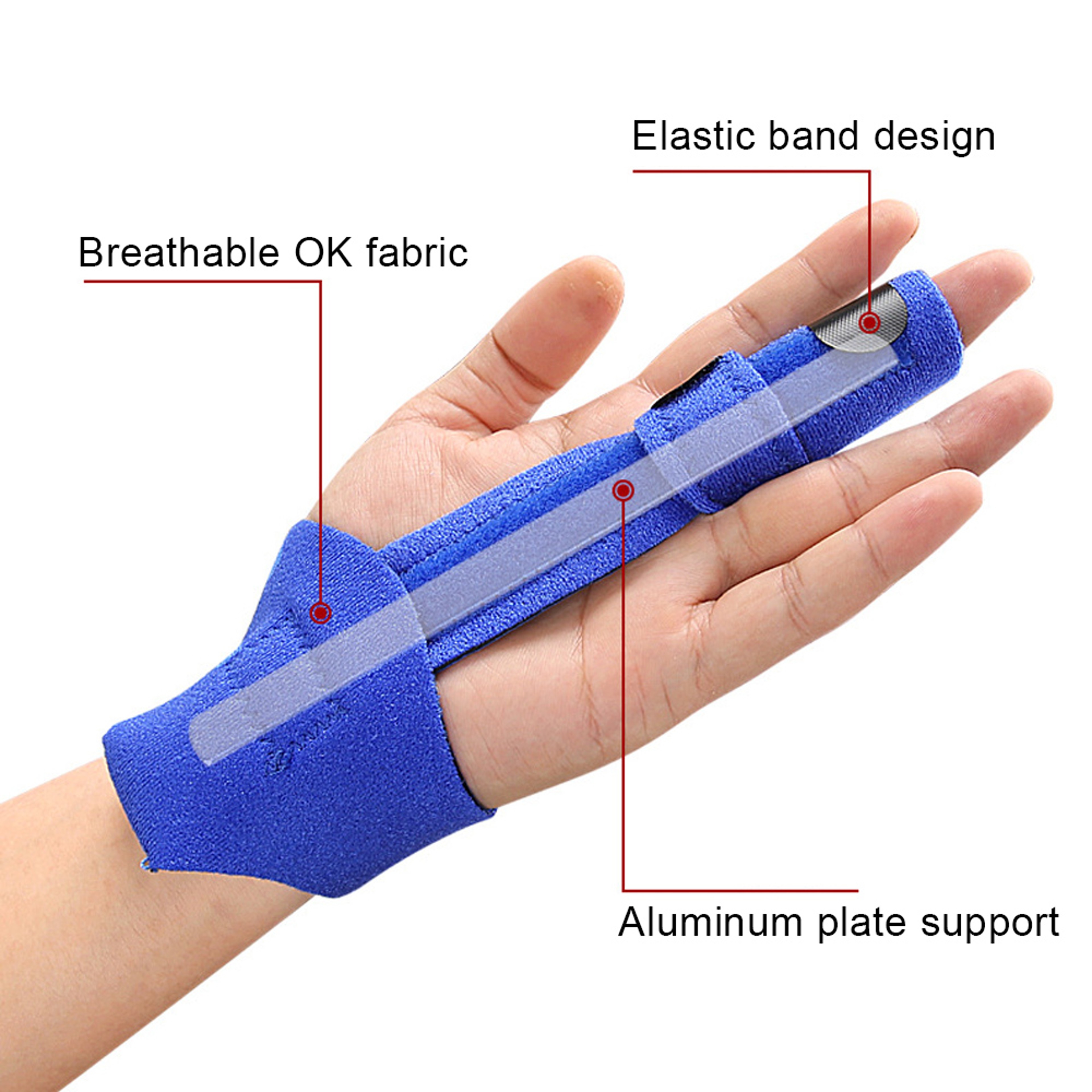 Adjustable Finger Splint, Finger Corrector Guard, Trigger Finger Support, Clicking Stiffness Pain Relief Brace – view 6