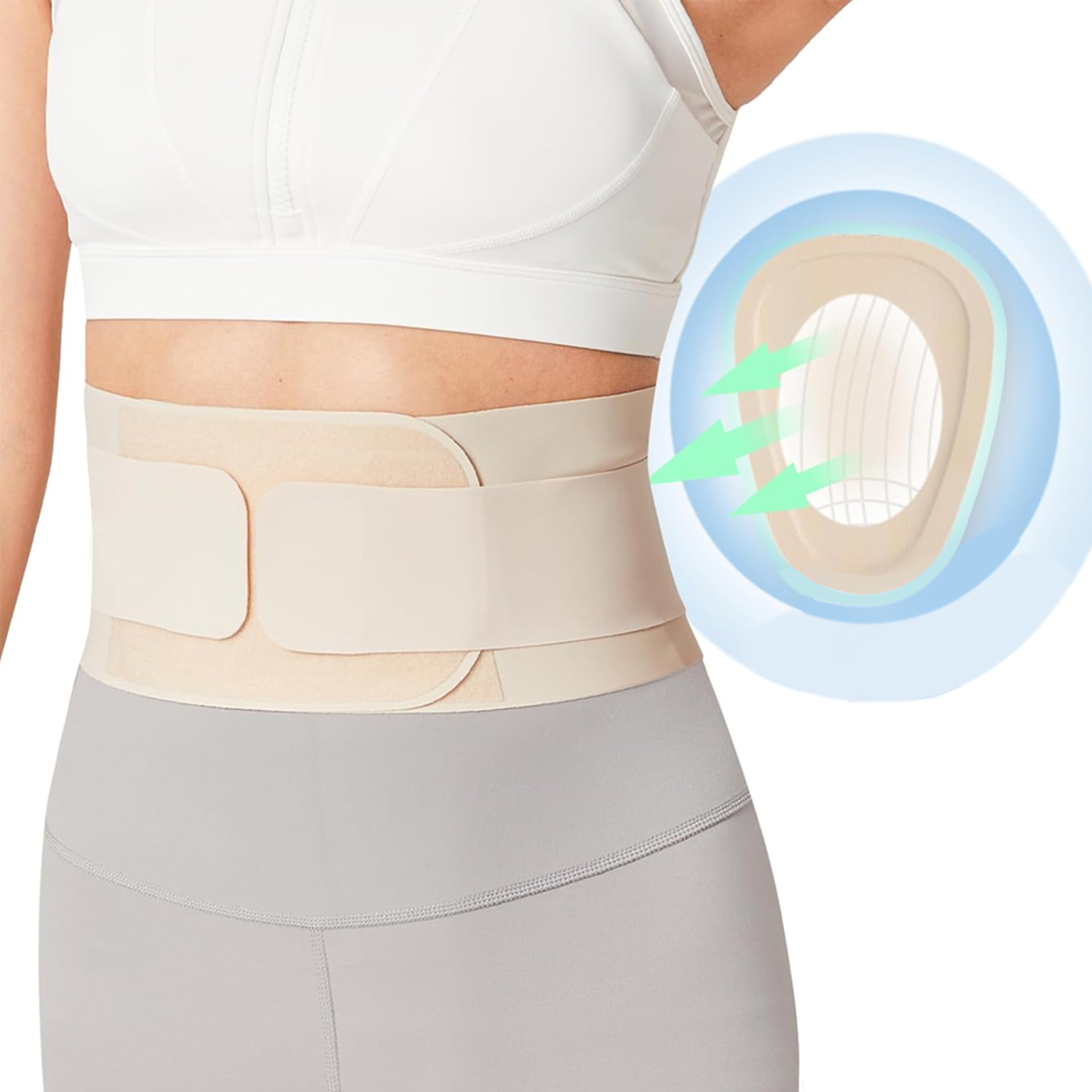 Lumbar Support Belt For Men And Women Waist Support For Lower Back Pain Relief Lightweight Thin Bac 0