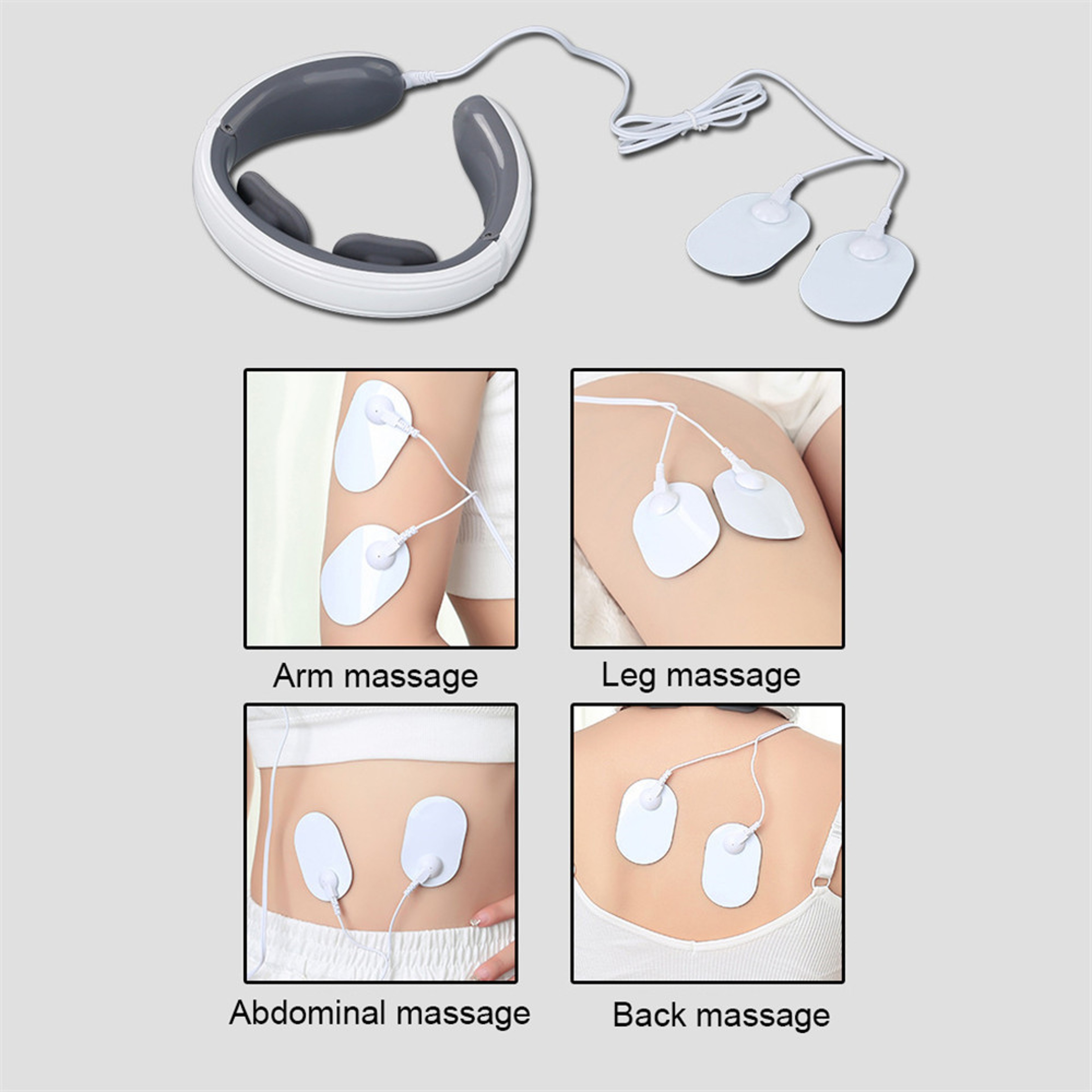Infrared Heat Massager, EMS Pulse Electric Neck Massager, Neck Massager Tool, Muscle Relaxation and Cervical Relief – view 4