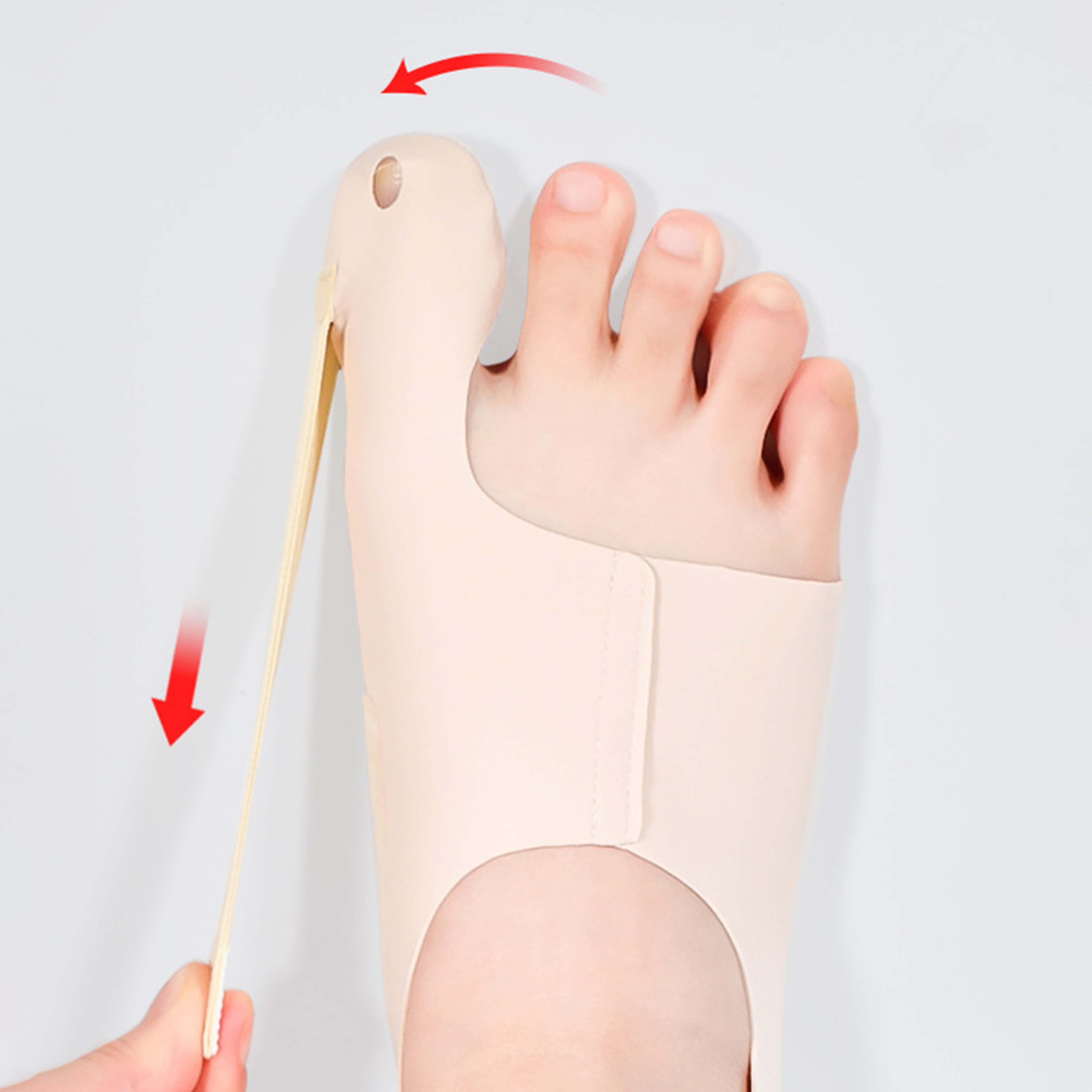 Adjustable Orthopedic Socks Big Toe Bunion Corrector Toes Separator For Pain Relief Hallux Valgus F 0