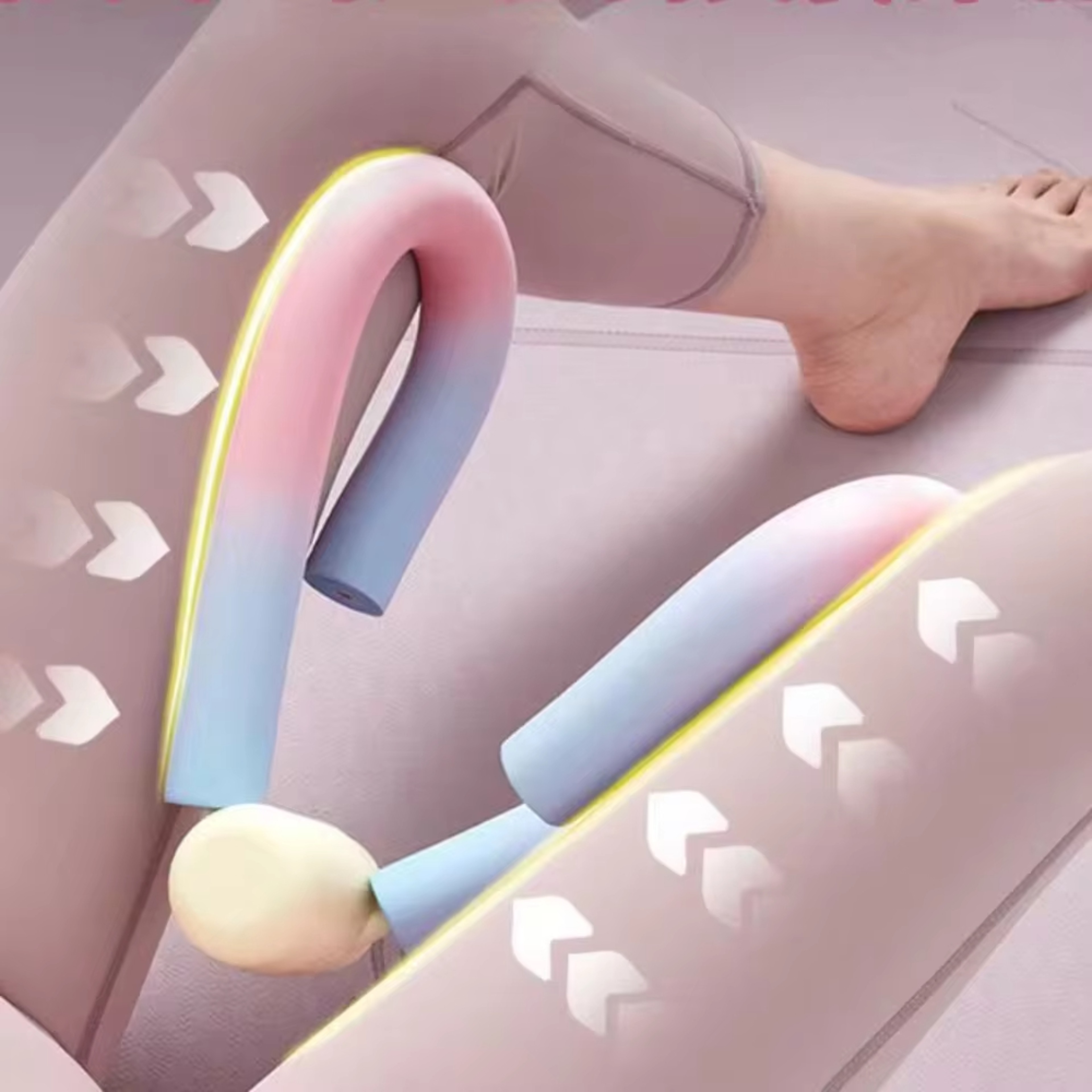 Body Leg Arm Muscle Trainer for Women, Pelvic Floor Exerciser, Thigh Slimming Workout, Waist Chest Massage Fitness Tool – view 4