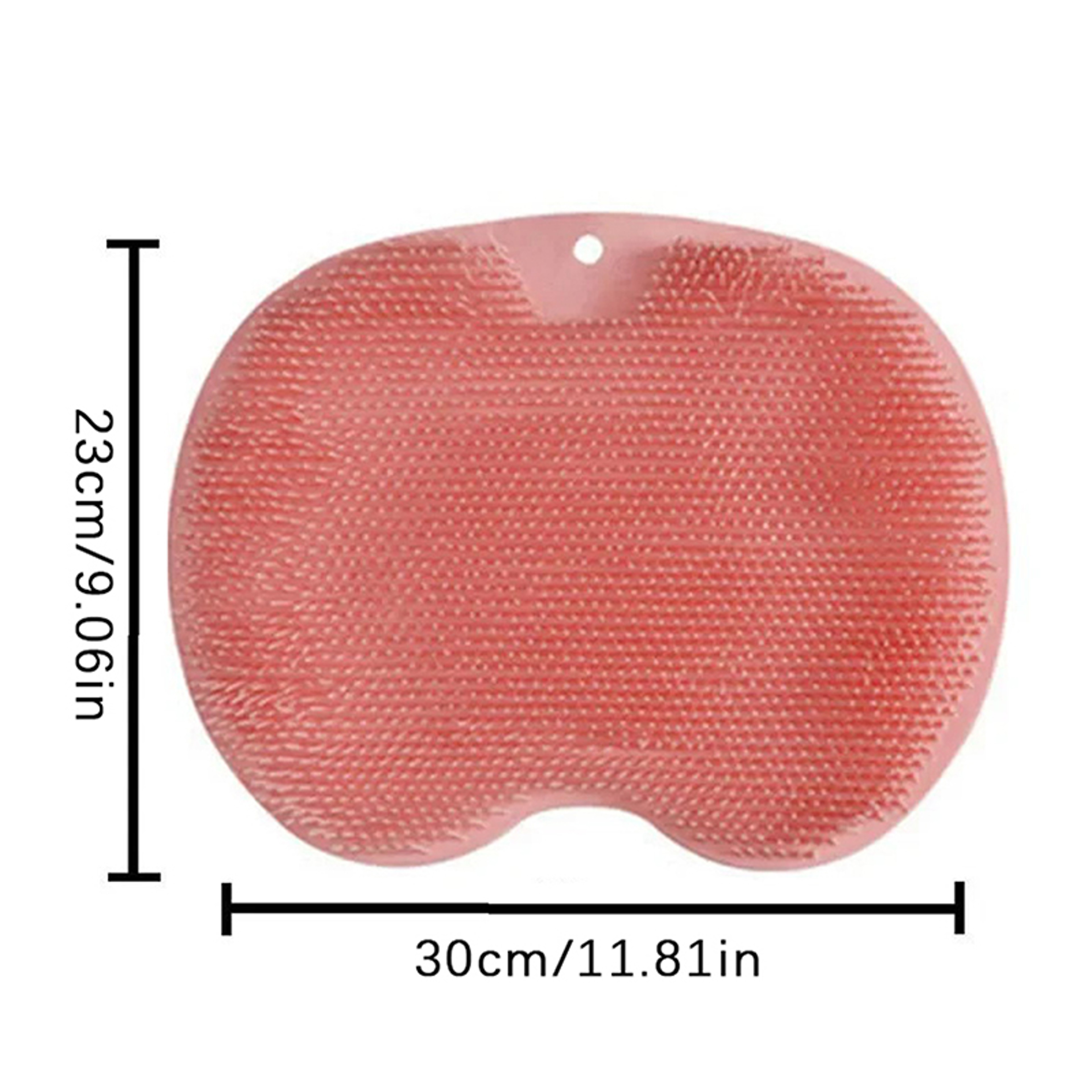 Shower Feet Cleaner Wash Mat, Massage Mat with Back Scraper Cleaning Brush, Multifunction Sucker Wall Mat for Foot Arms – view 6