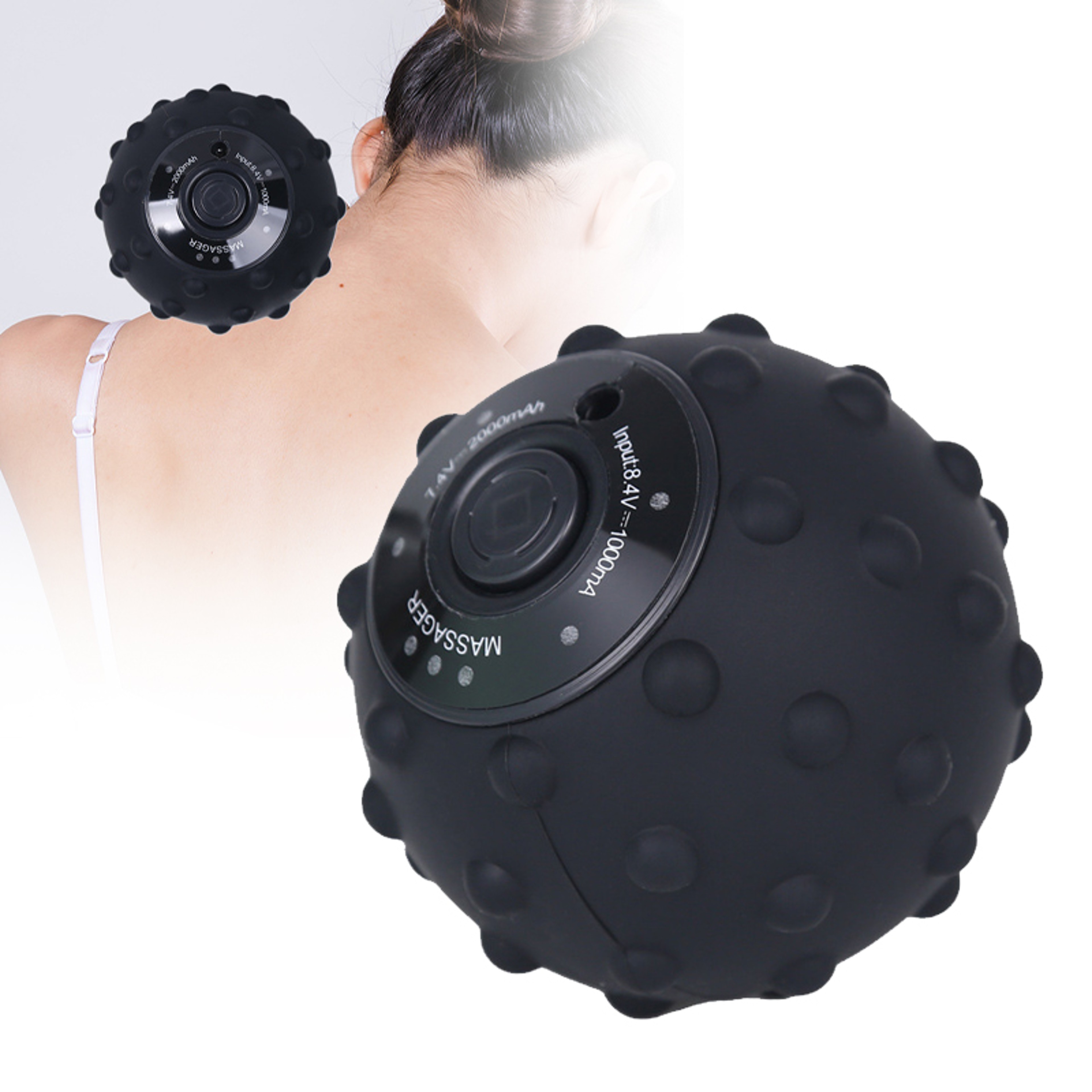 Yoga Fitness Electric Massage Roller, 4 Speed High Intensity Vibrating Massage Ball, For Muscle And Plantar Fasciitis – view 1