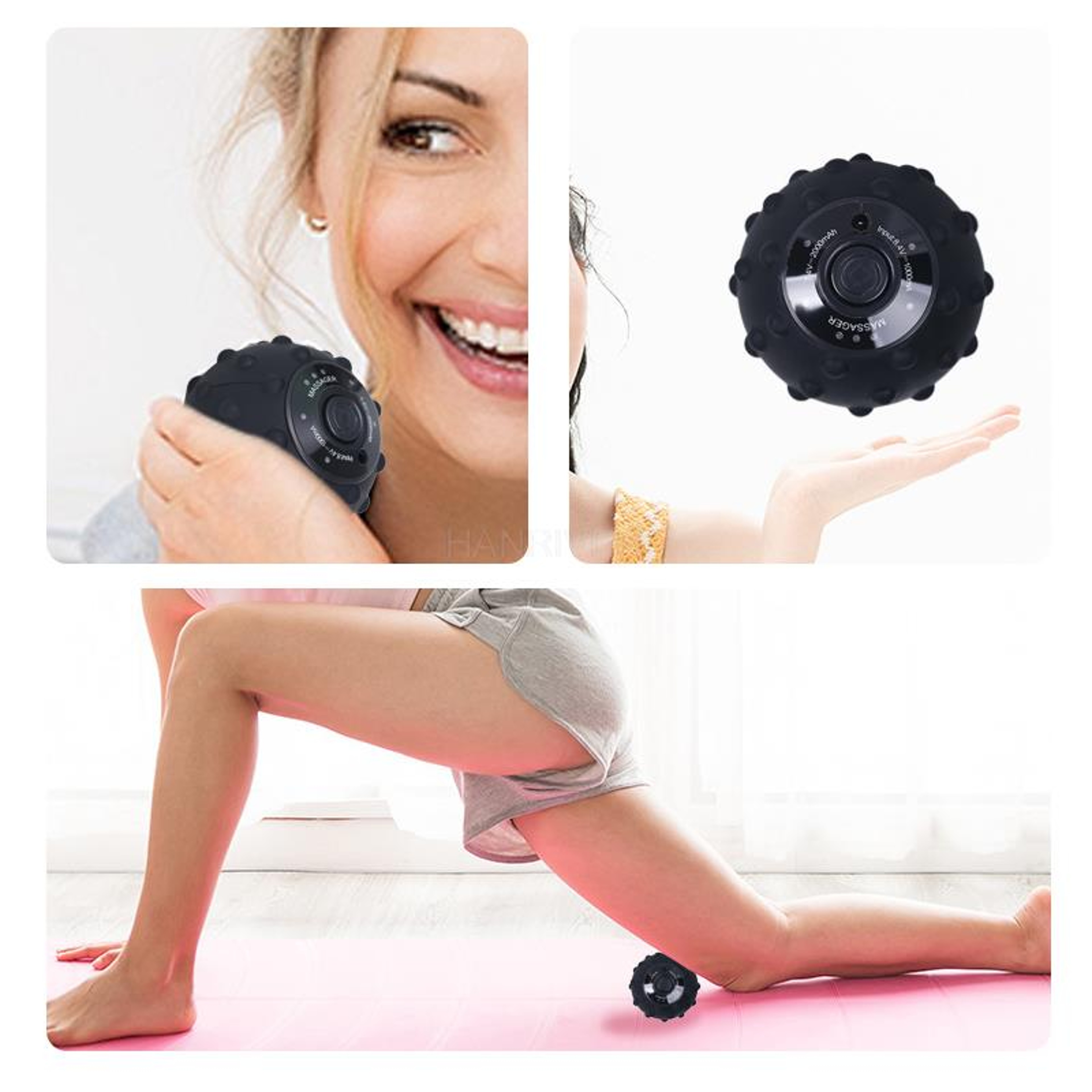 Yoga Fitness Electric Massage Roller, 4 Speed High Intensity Vibrating Massage Ball, For Muscle And Plantar Fasciitis – view 4
