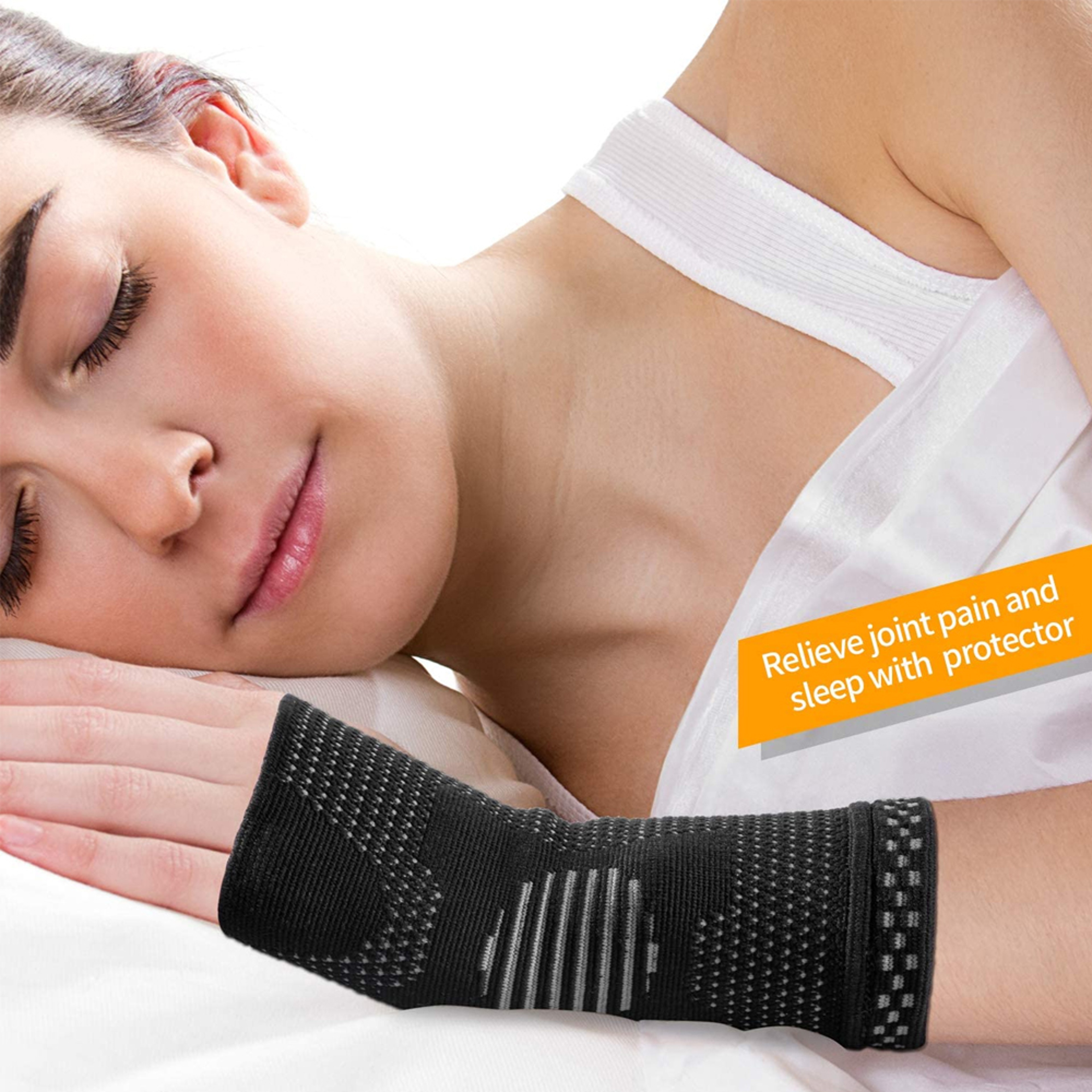 Wrist Guard, Professional Wristband, Sports Compression, Elastic Palm Hand Glove, Arthritis Brace, Sleeve Support – view 2