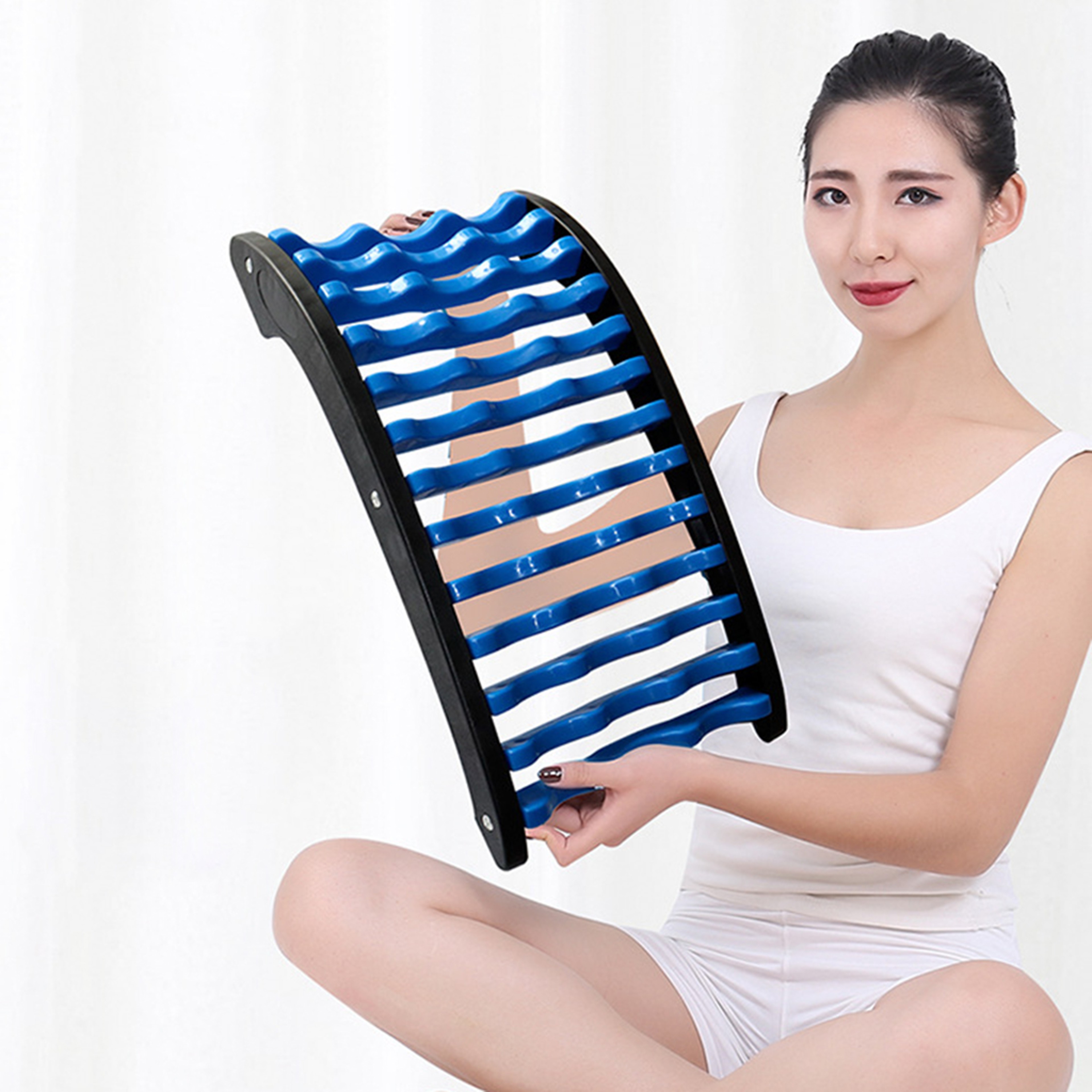 Lumbar Support, Back Massager Stretcher, Spine Pain Relief, Spinal Orthosis, Relaxation Stretch Equipment, Home Fitness – view 1