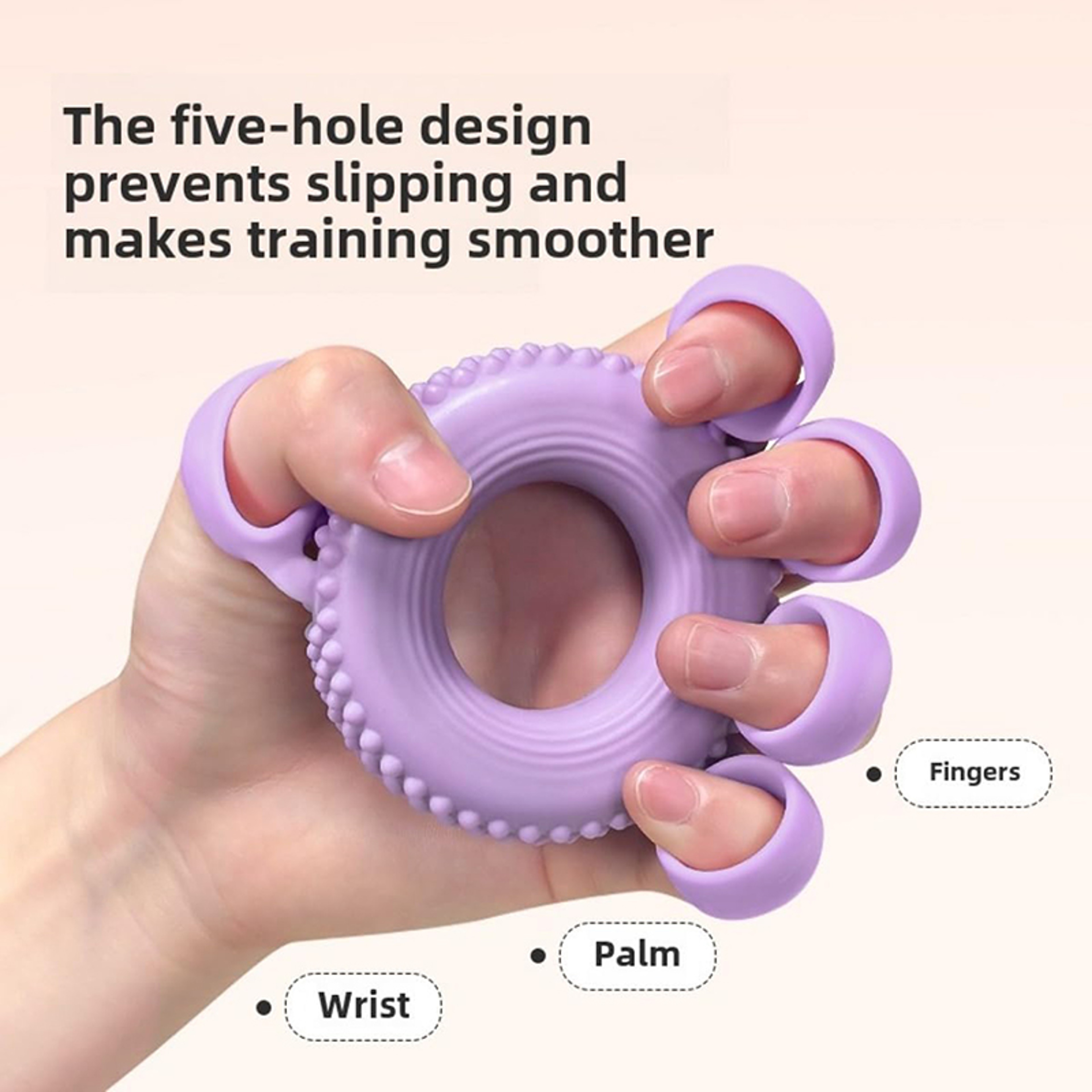 Hand Extensor Exerciser, Silicone Finger Stretcher Bands, Finger Grip Strength Trainer for Arthritis, Hand Exercise – view 3