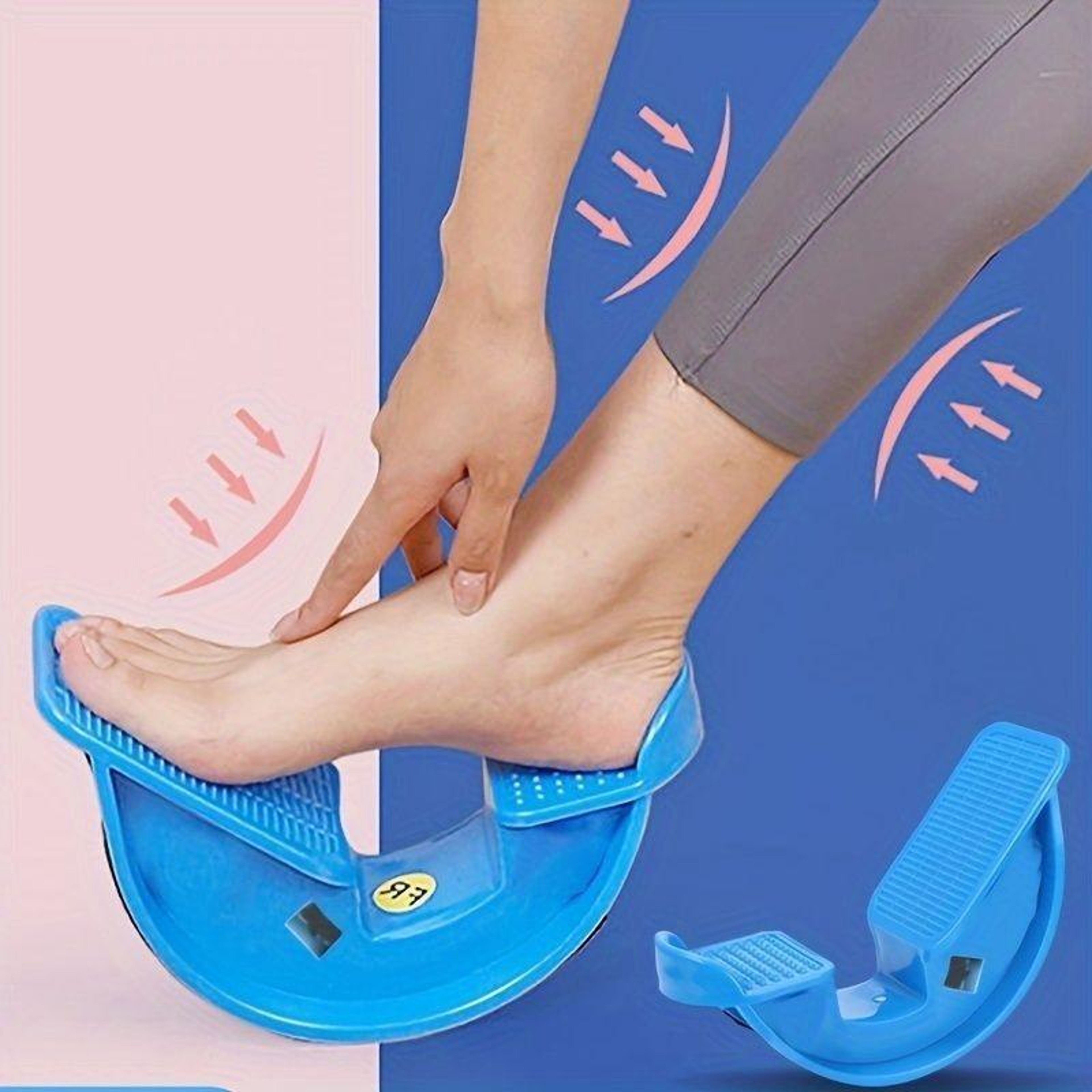 Home Fitness Pedal Stretching Wheel Balance Trainer Foot Stretcher Calf And Ankle Stretching Board  3