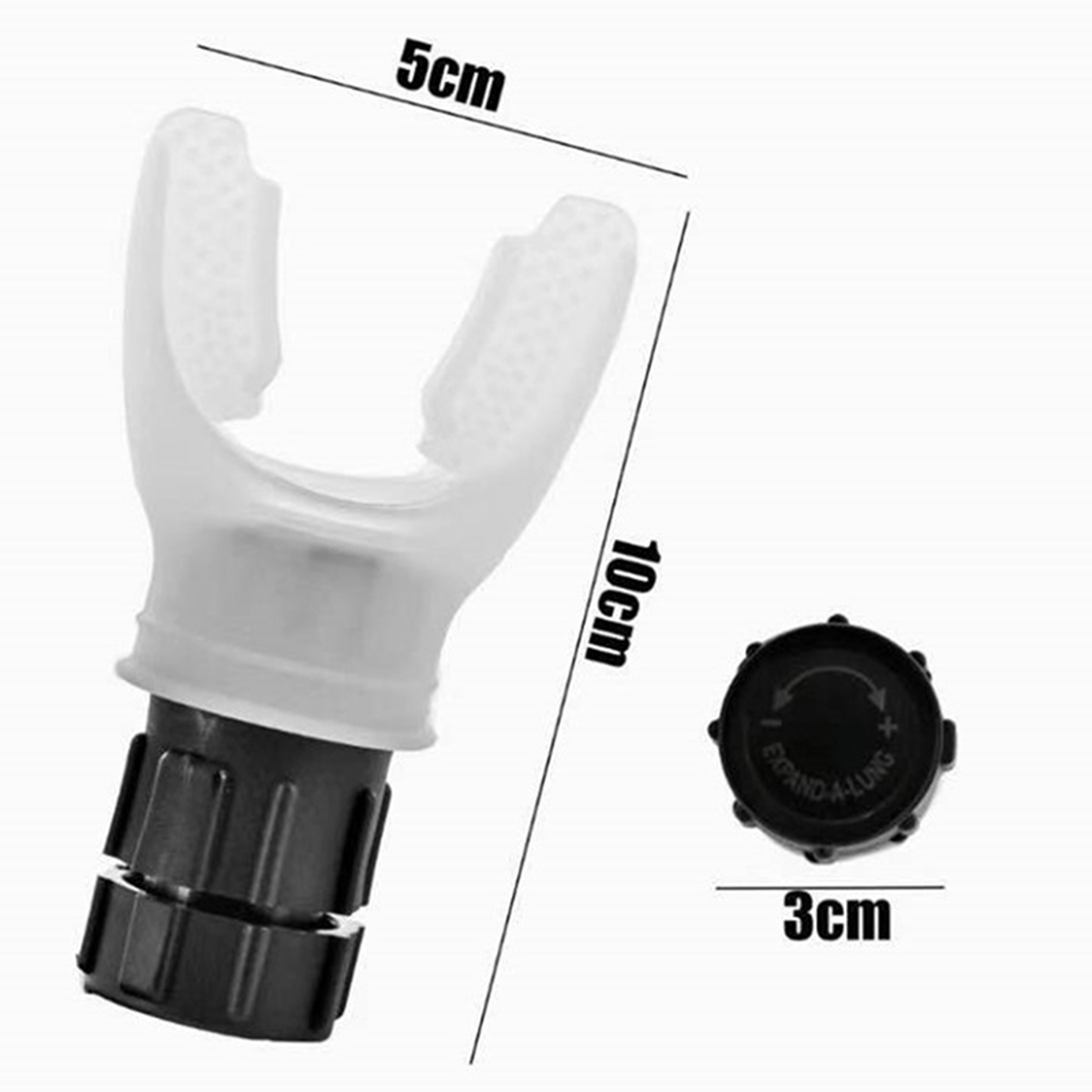 Respirator Fitness Equipment Breathing Trainer Mouthpiece Lung Exercise Tool For Household Health C 1