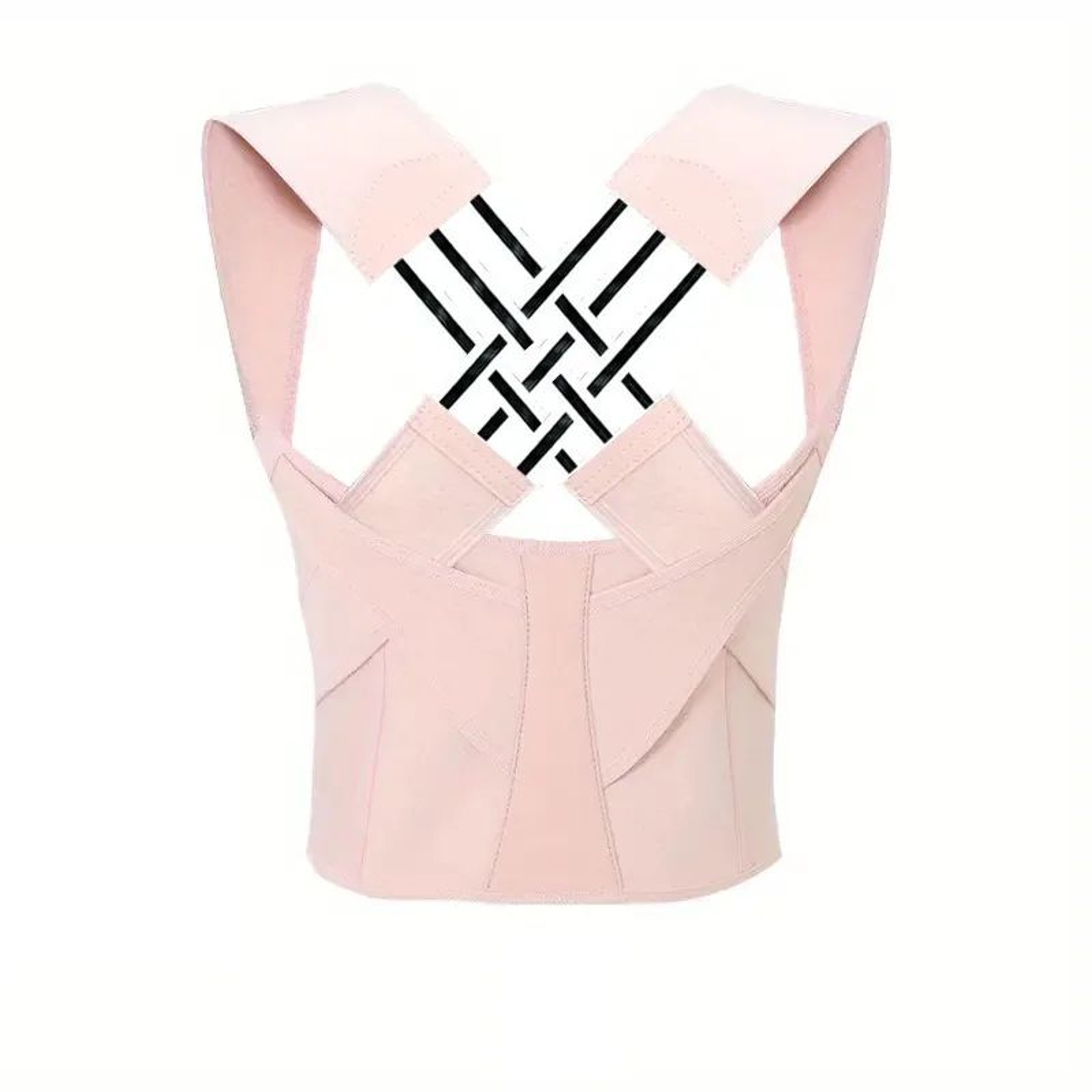 Adjustable Shoulder Support Magnetic Therapy Posture Corrector Breathable Back Brace For Sitting Po 7