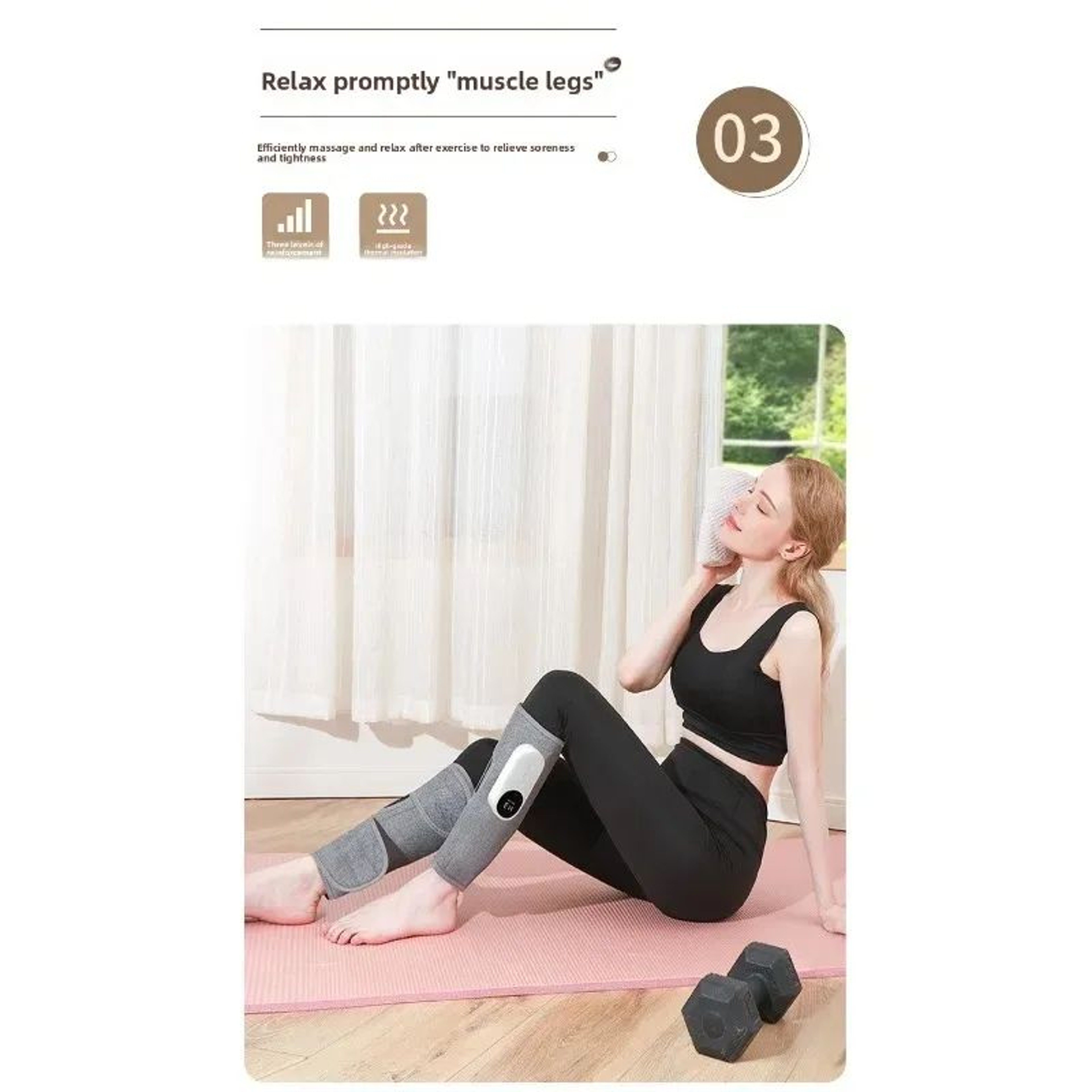 Leg Massager With Constant Temperature Hot Compress Multifunctional Kneading Massager For Calves An 4