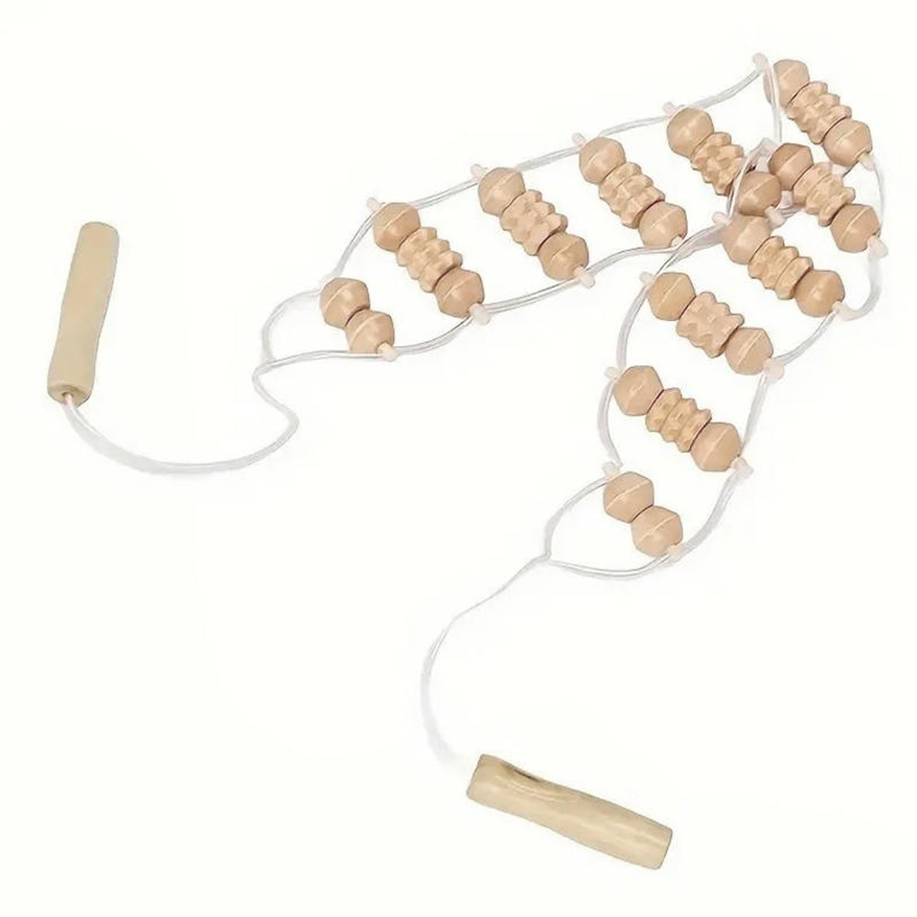 Wood Therapy Back Massage Roller Rope, Cellulite Massage Tools, Self Massage Tools for Neck, Leg, Back Pain Relief – view 5