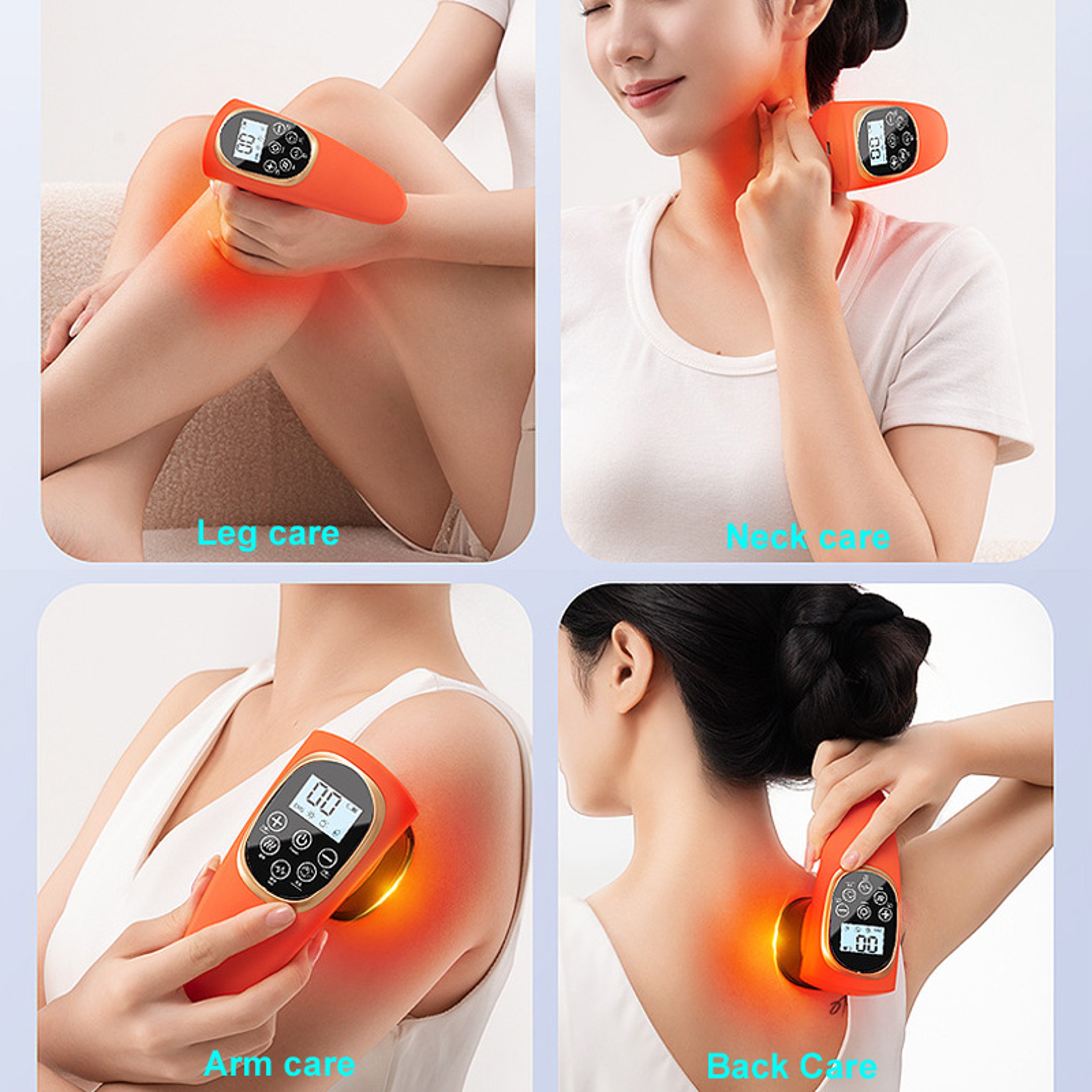 Electronic Muscle Stimulation Machine, Electric Scraping and Cupping Massager, Strong Suction Force Body Relaxation – view 2