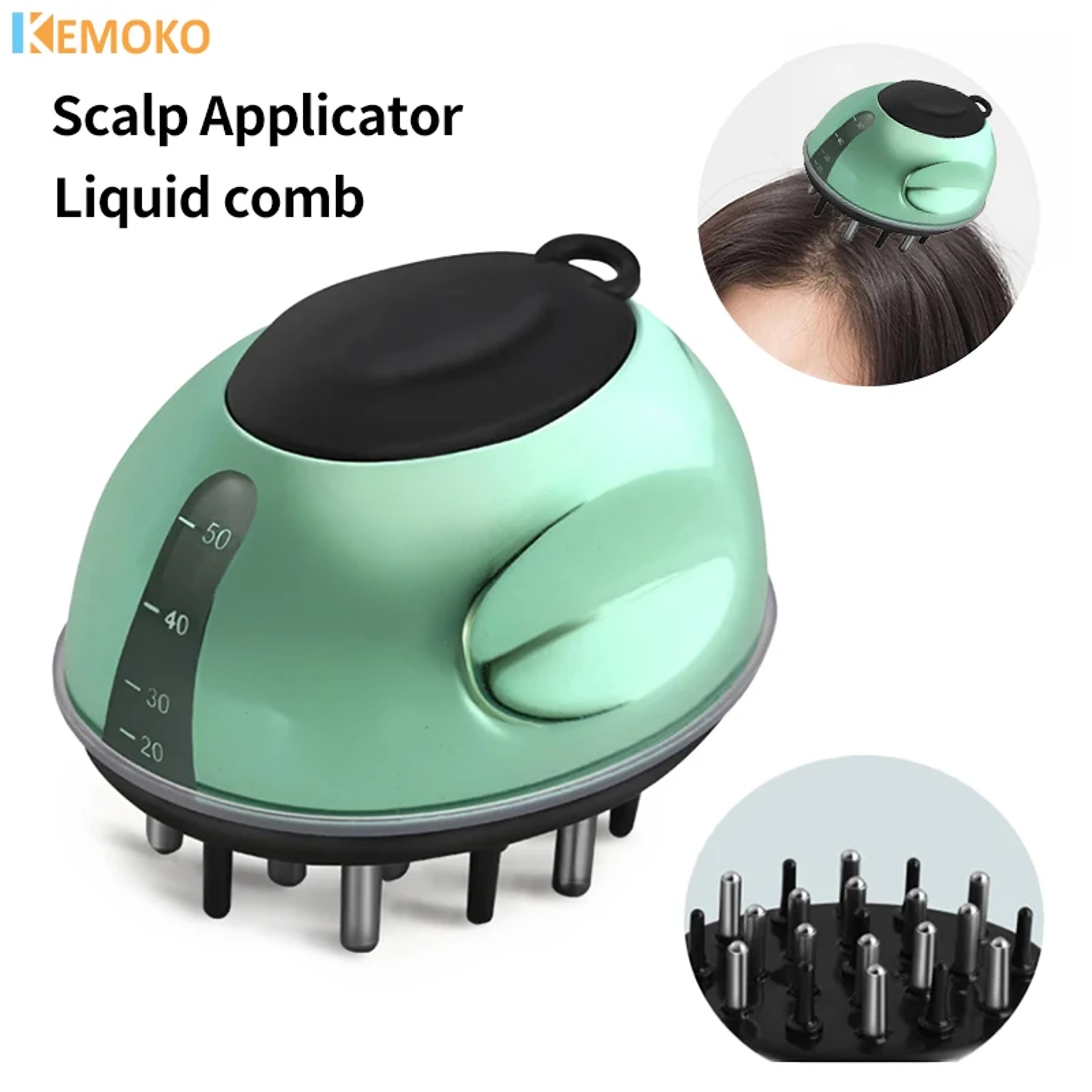 Hair Growth Serum Comb, Scalp Applicator, Hair Root Massage Medicine Comb, Essential Oil Nourish, Anti Hair Loss Care – view 1