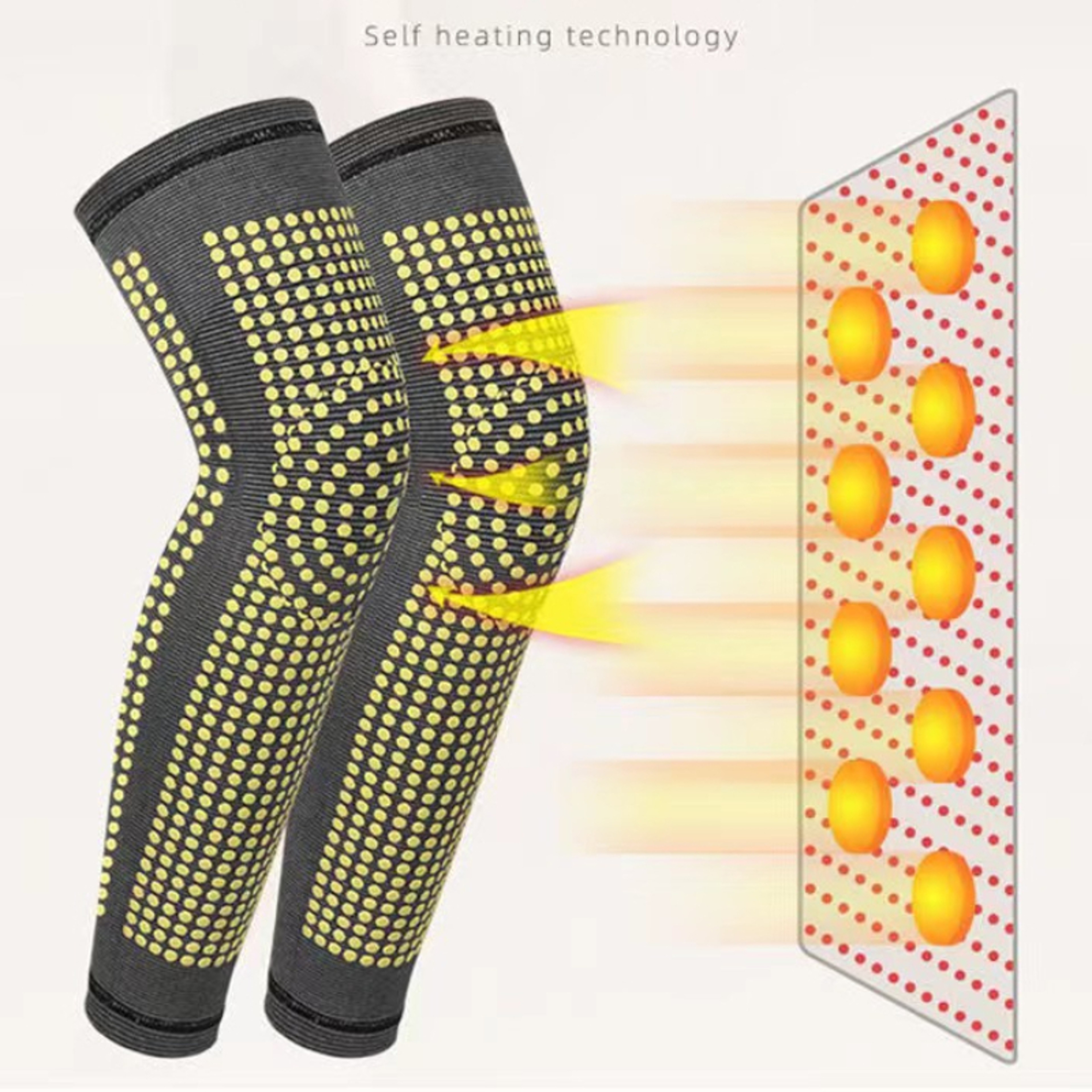Warmer Knee Pad, Wormwood Self Heating Knee Sleeve, Joint Pain Relief, Arthritis Support, Tendonitis Recovery – view 4