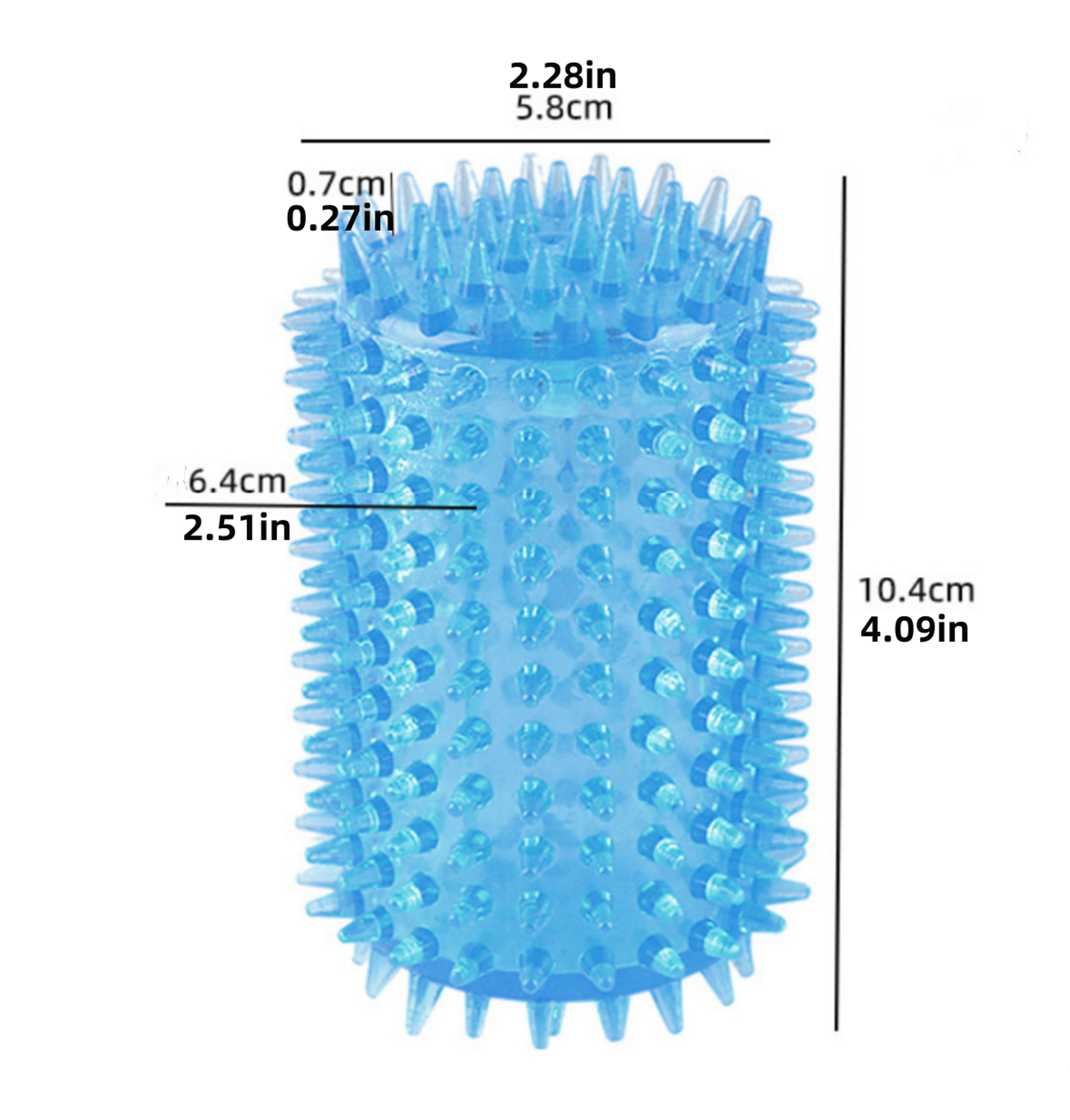Finger Grip Enhancer, Hedgehog Massage Ball, Hand and Foot Acupoint Roller, Hand Massage Tool, Muscle Stimulator – view 3