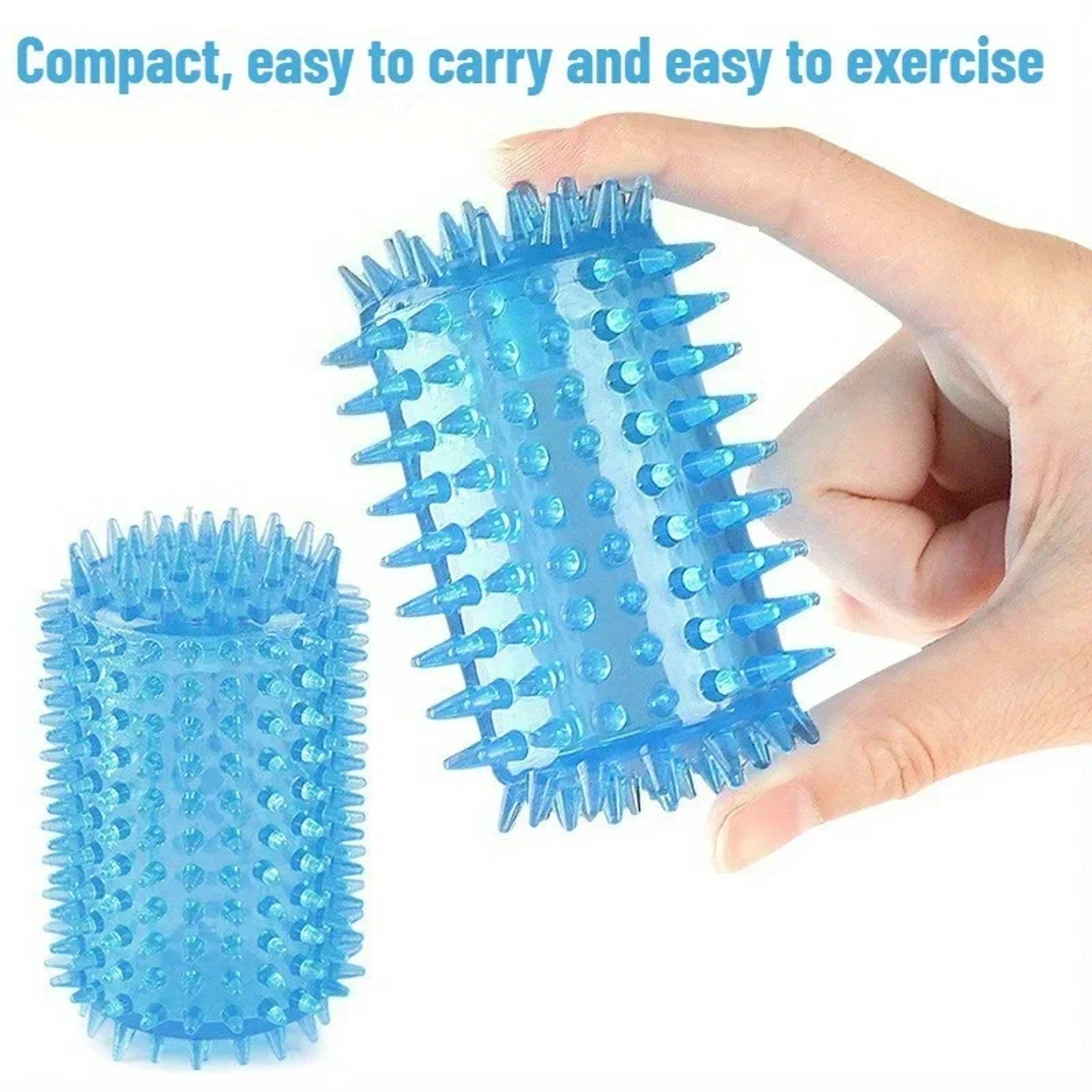 Finger Grip Enhancer, Hedgehog Massage Ball, Hand and Foot Acupoint Roller, Hand Massage Tool, Muscle Stimulator – view 5