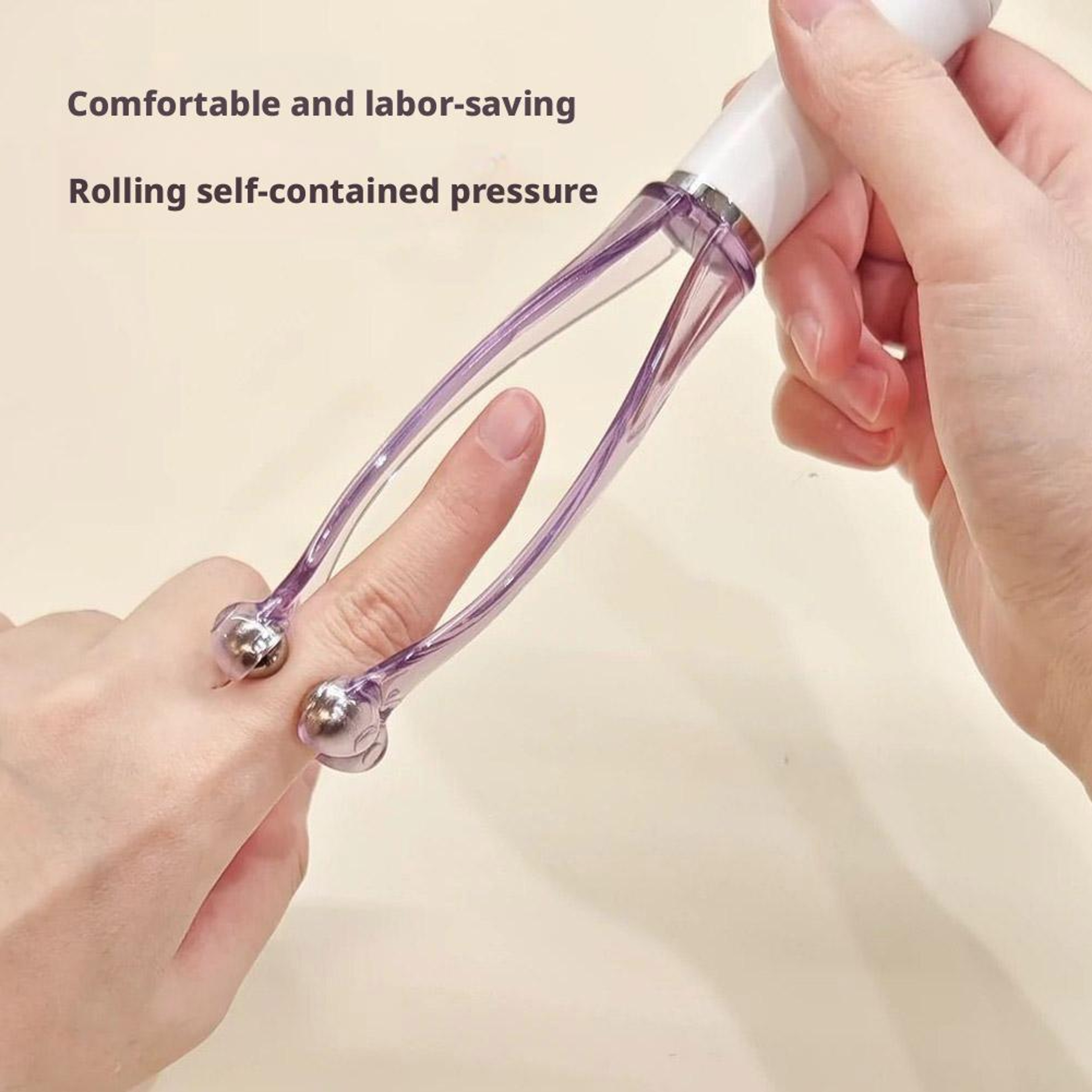 Hand Massage Tool for Fingers Hands Palms, Finger Massager Roller, Relieves Arthritis, Hand Pain and Stress – view 4