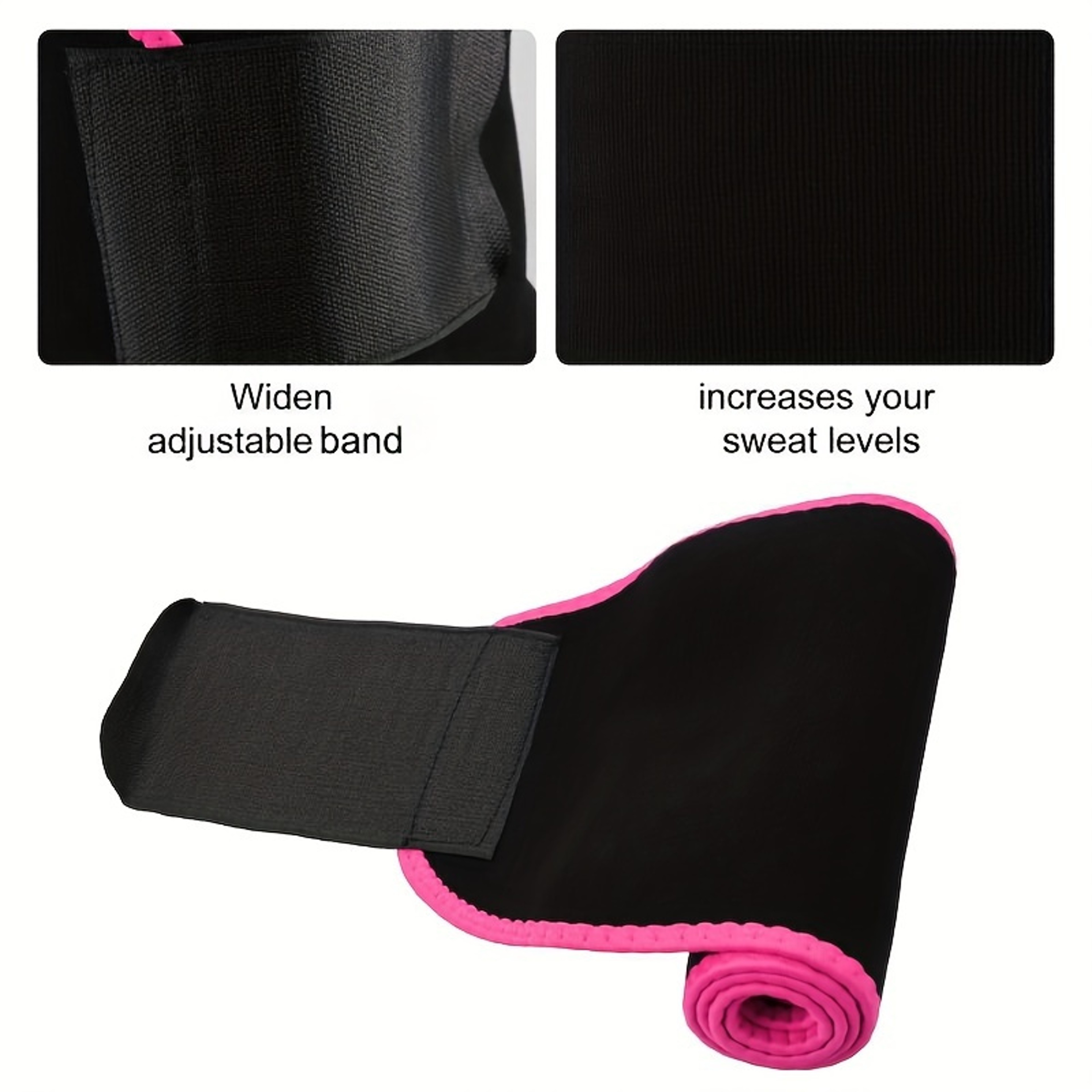 Waist Abdominal Fat Burning Training Belt, Sports Sweat Burst Waist Support Belt, Shape Running Durable Sauna Set Waist – view 3
