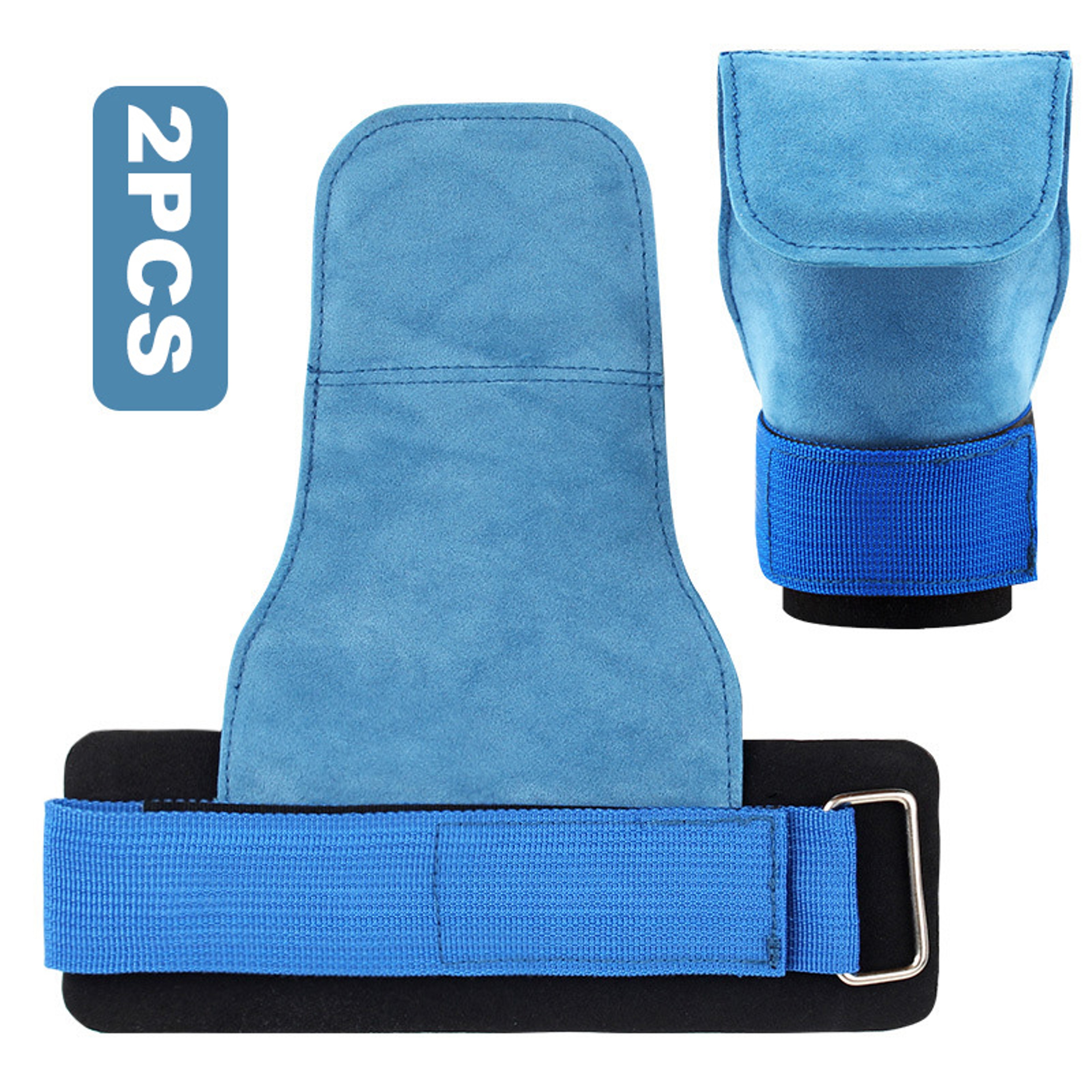 Workout Fitness Palm Training Guards, Cowhide Gym Gloves, Lifting Pull-up Deadlift, Power Booster Belt, Anti-Skid Weight – view 8