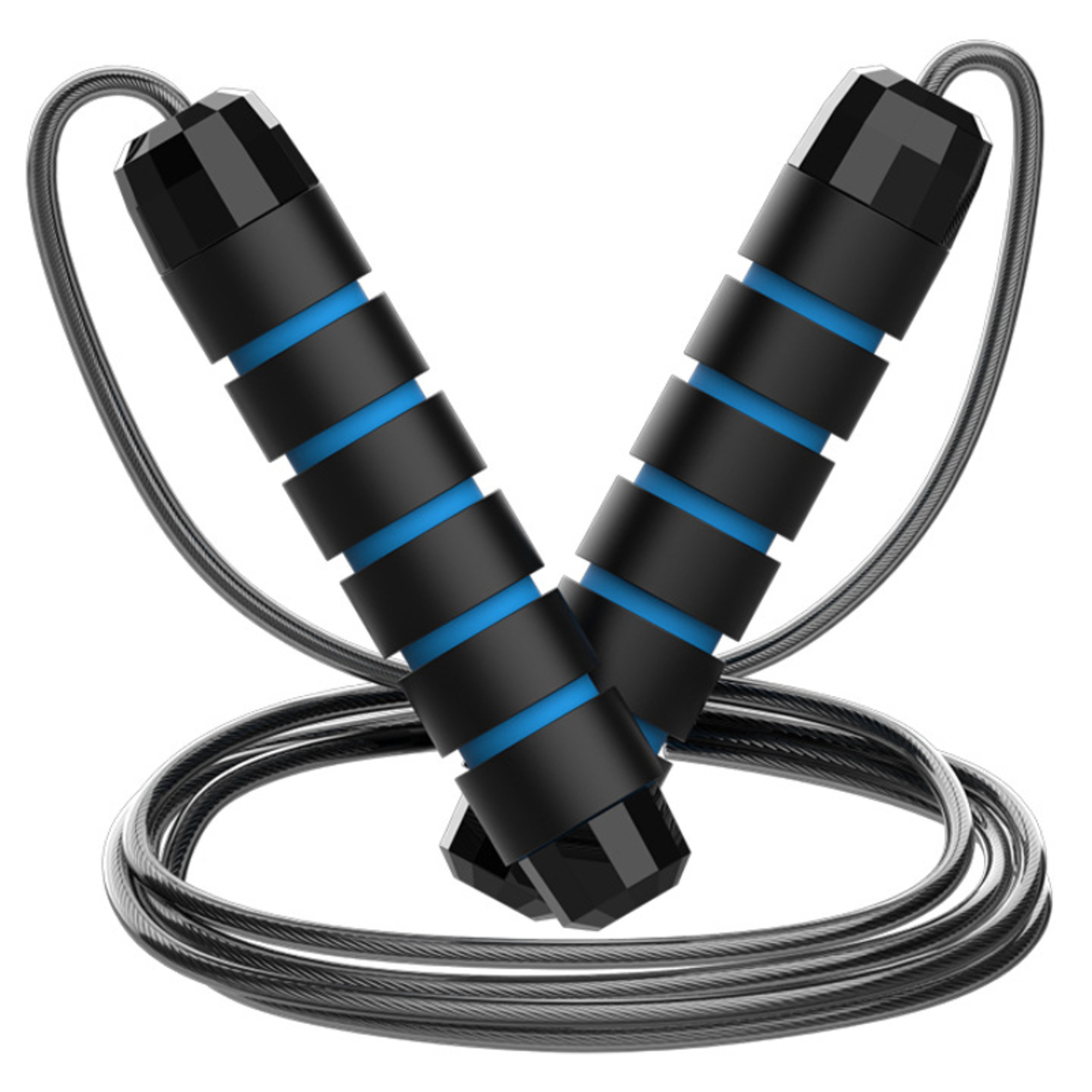 Skipping Exercise Jump Rope, Steel Wire, Adjustable Fitness Workout, Home Training, Tangle-Free Sport Equipment – view 10