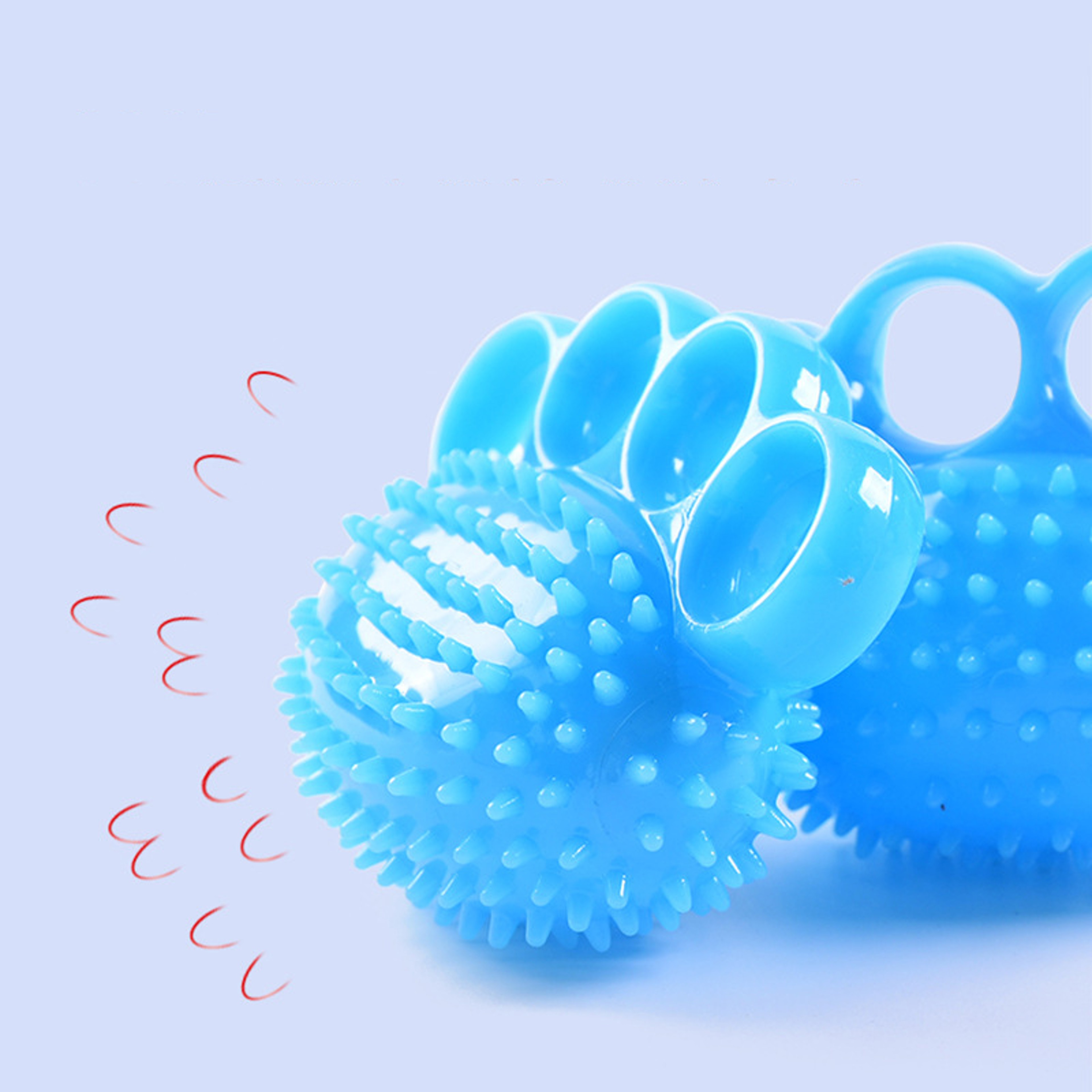 Four-fingered Hedgehog, Finger Grip Ball, Primary Grip Training Soft Ball, Massage Finger Ball, Hand Rehabilitation – view 4