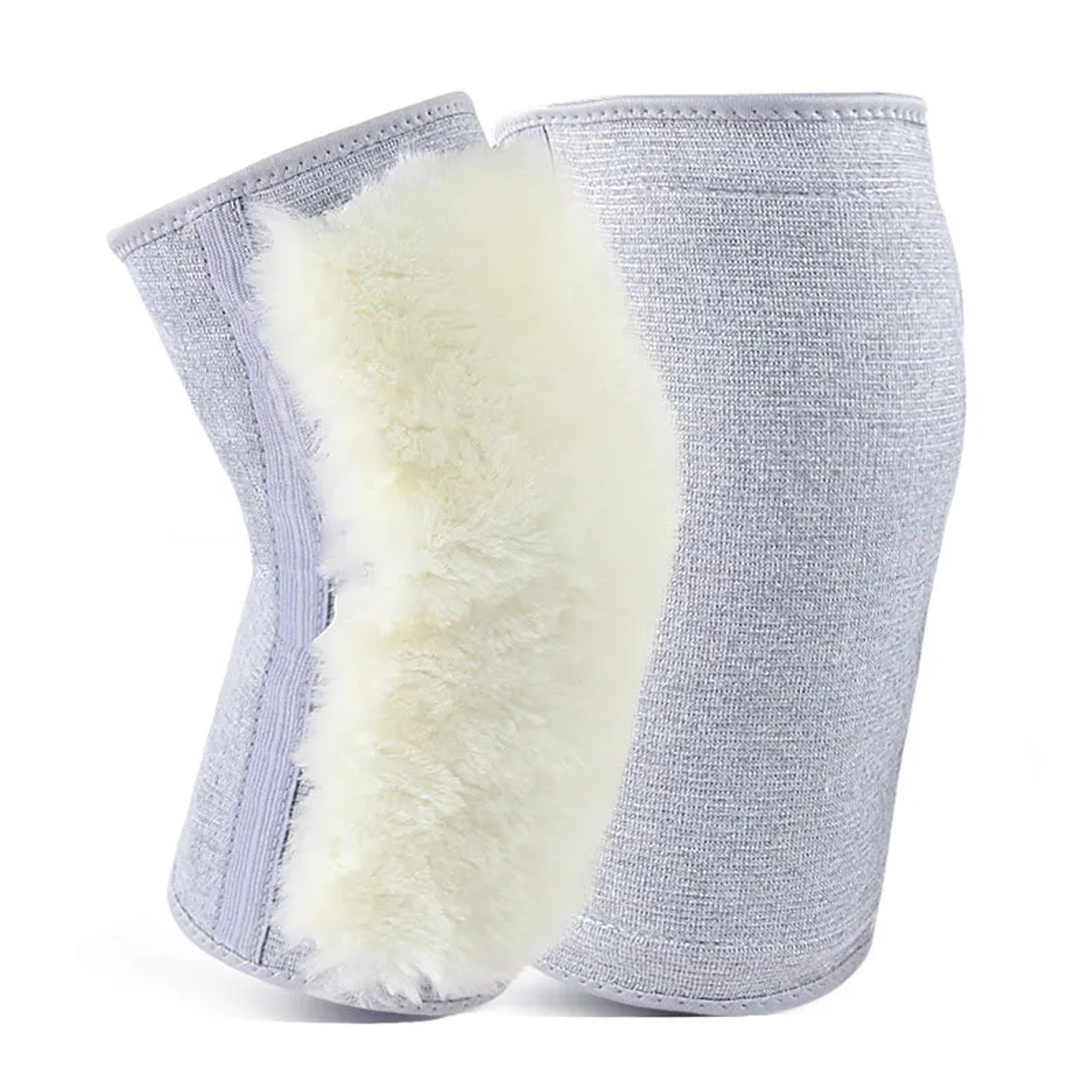 Thickened Fur One Cashmere Cold Wind Men And Women Cycling Winter Wool Knee Pads Warm Old Cold Legs 4