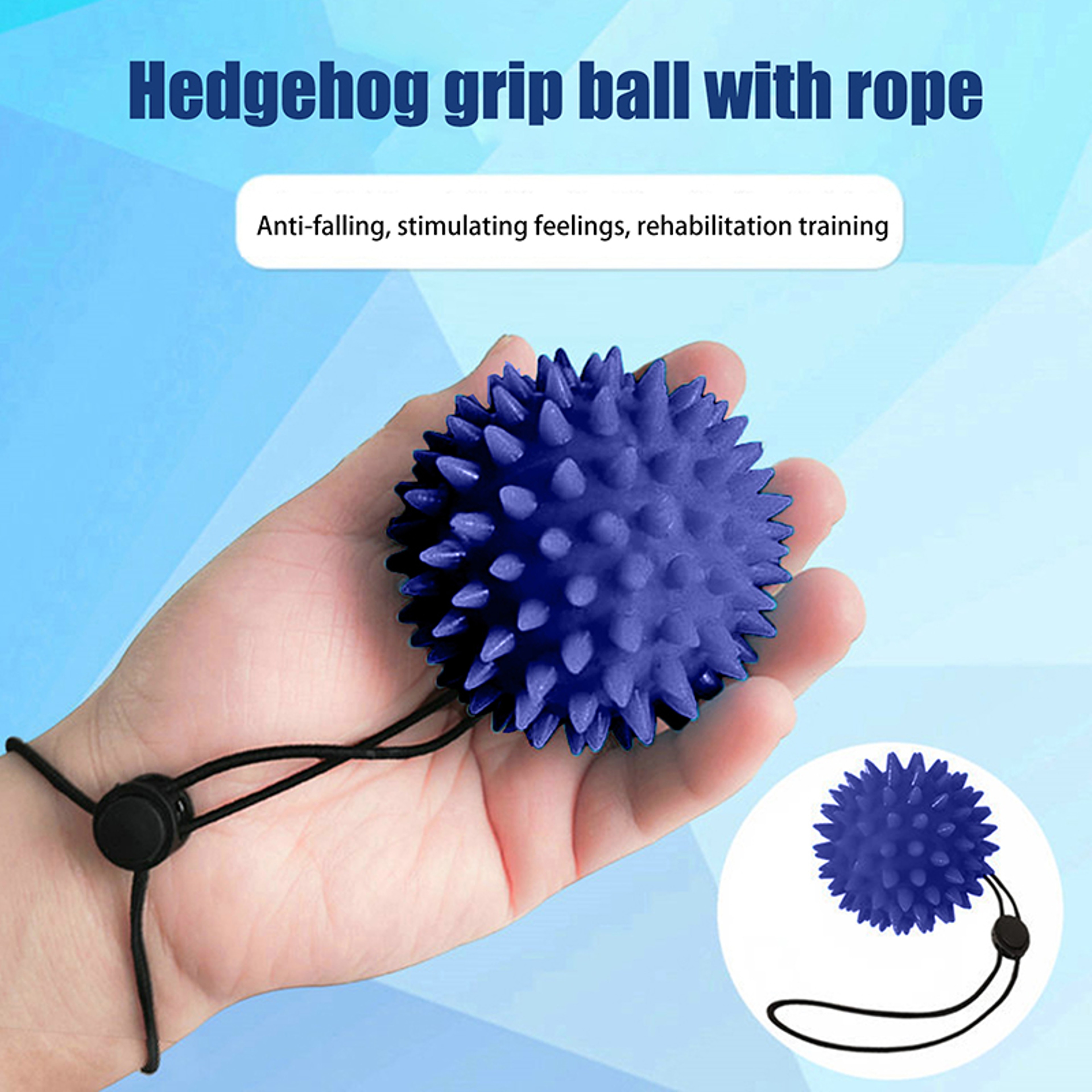 Best Hand & Foot Relaxation Massage Ball for Plantar Fasciitis Relief, Soft Thorn Grip Enhancing Rehabilitation Tool – view 3