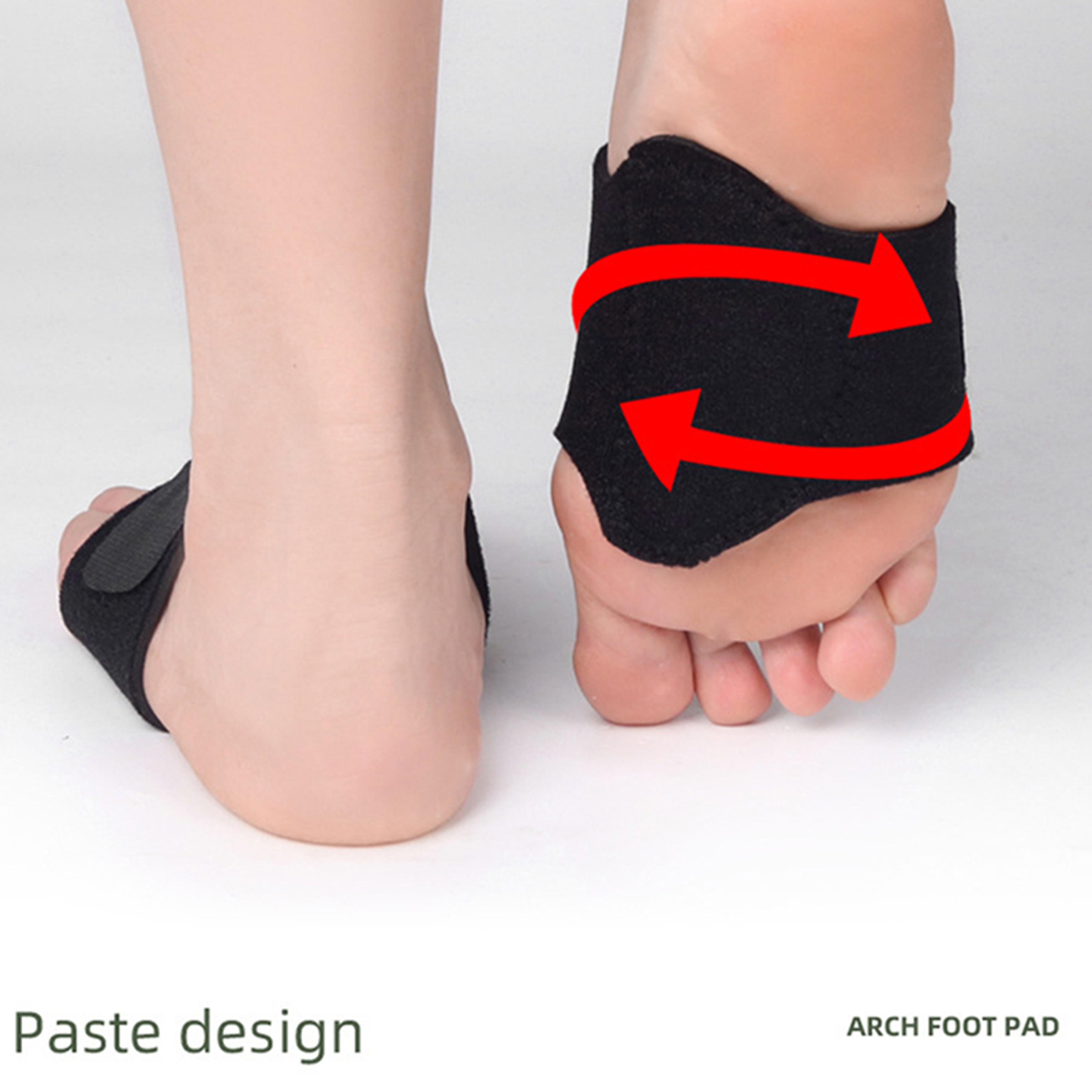 High Arch Cushioning, Plantar Fasciitis Relief, Flat Foot Correction Arch Pad Support, Comfort Orthopedic Insole – view 1