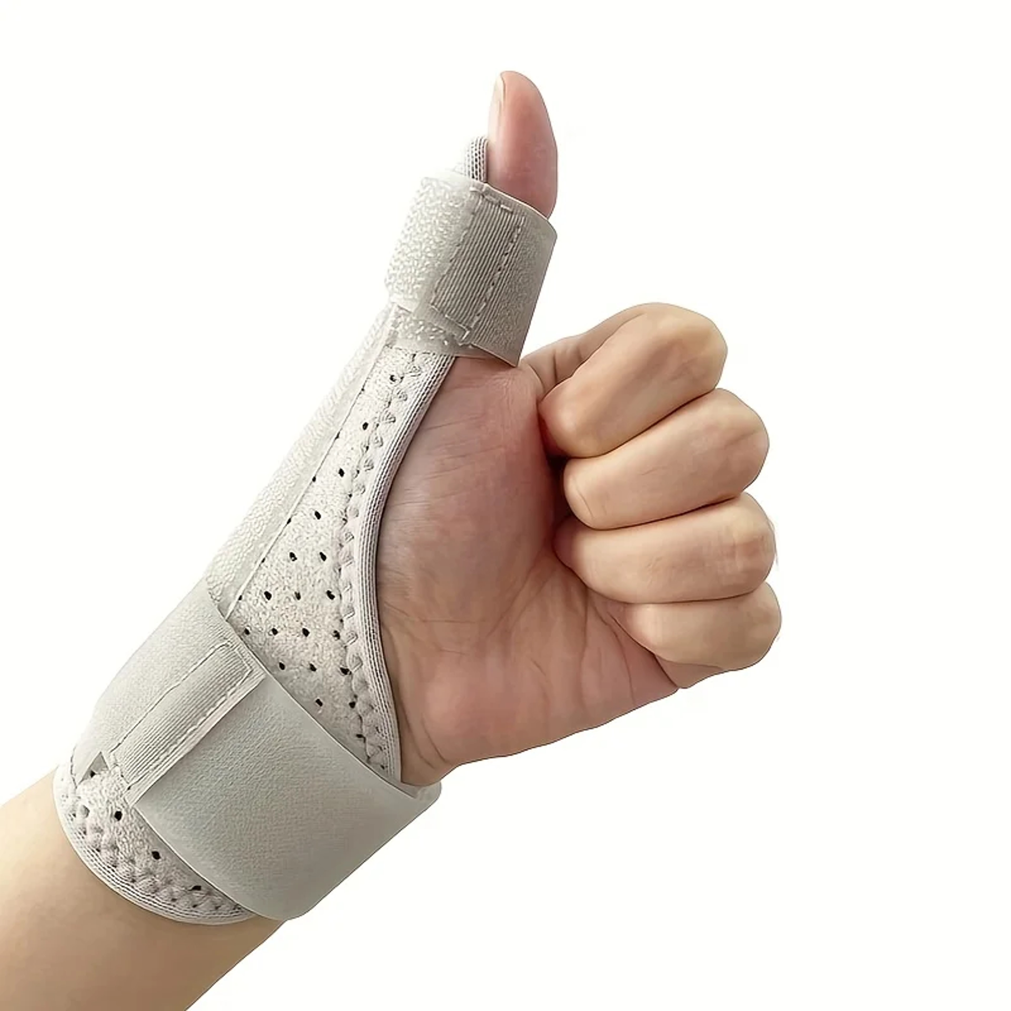 Maximum Comfort Adjustable Thumb  Wrist Support Brace Aluminum Alloy Plate For Sprain Recovery Fits 0