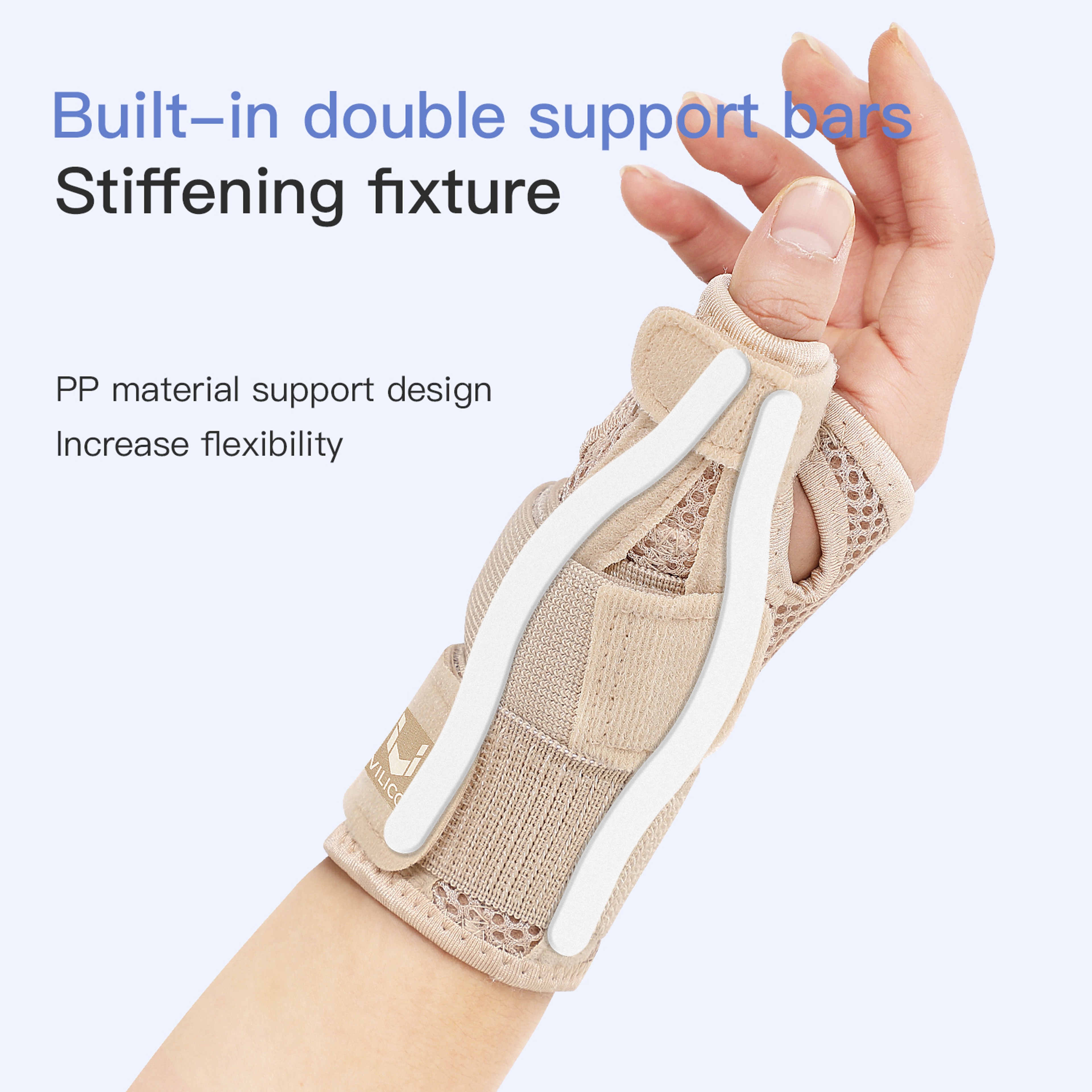 Breathable Thumb Protector Guard Fits Flexible Splint Wrist Thumb Support Brace For Tendonitis Arth 1