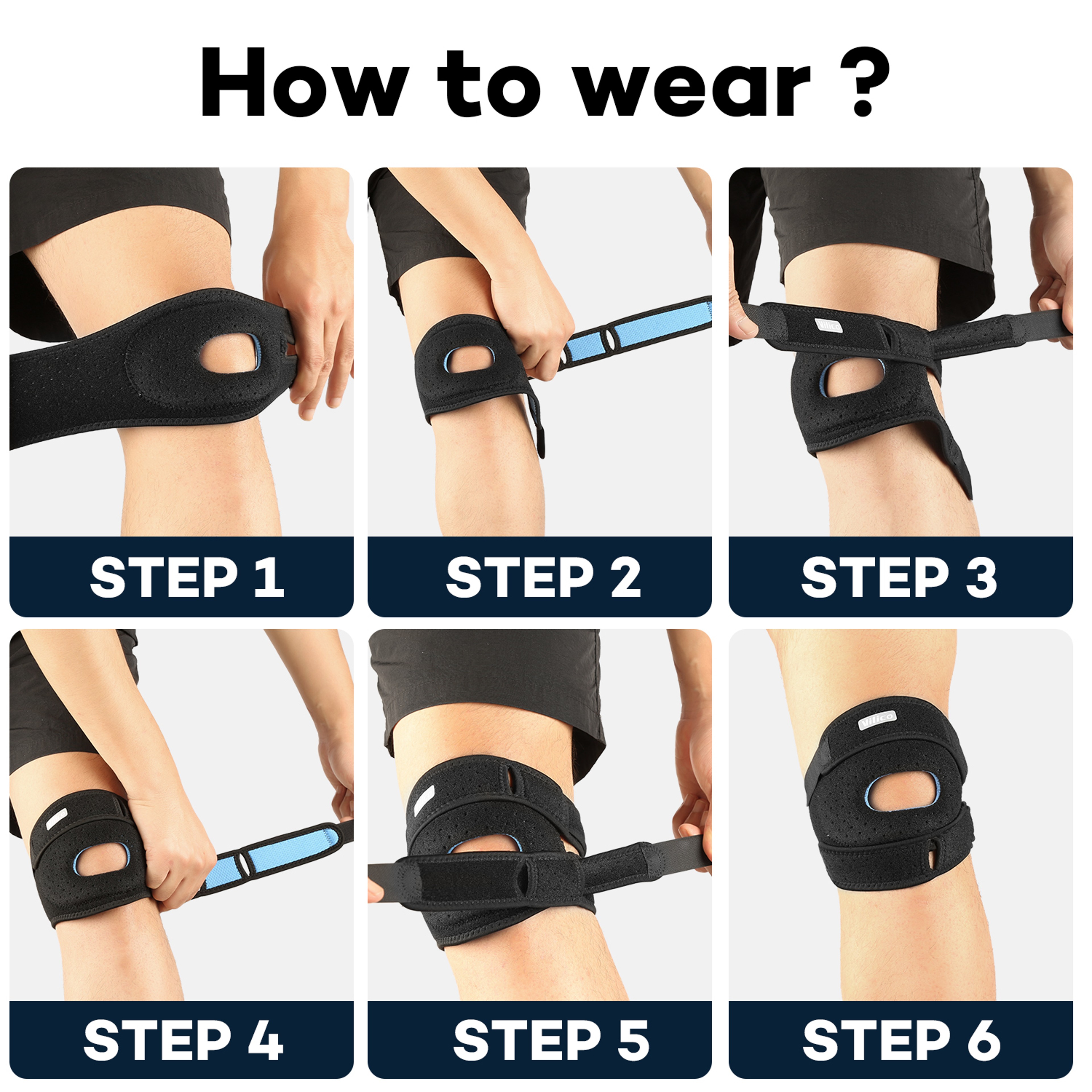 Professional Grade Equipment Knee Protectors, Essential Knee Protection Meniscus Professional Support for Sports – view 6