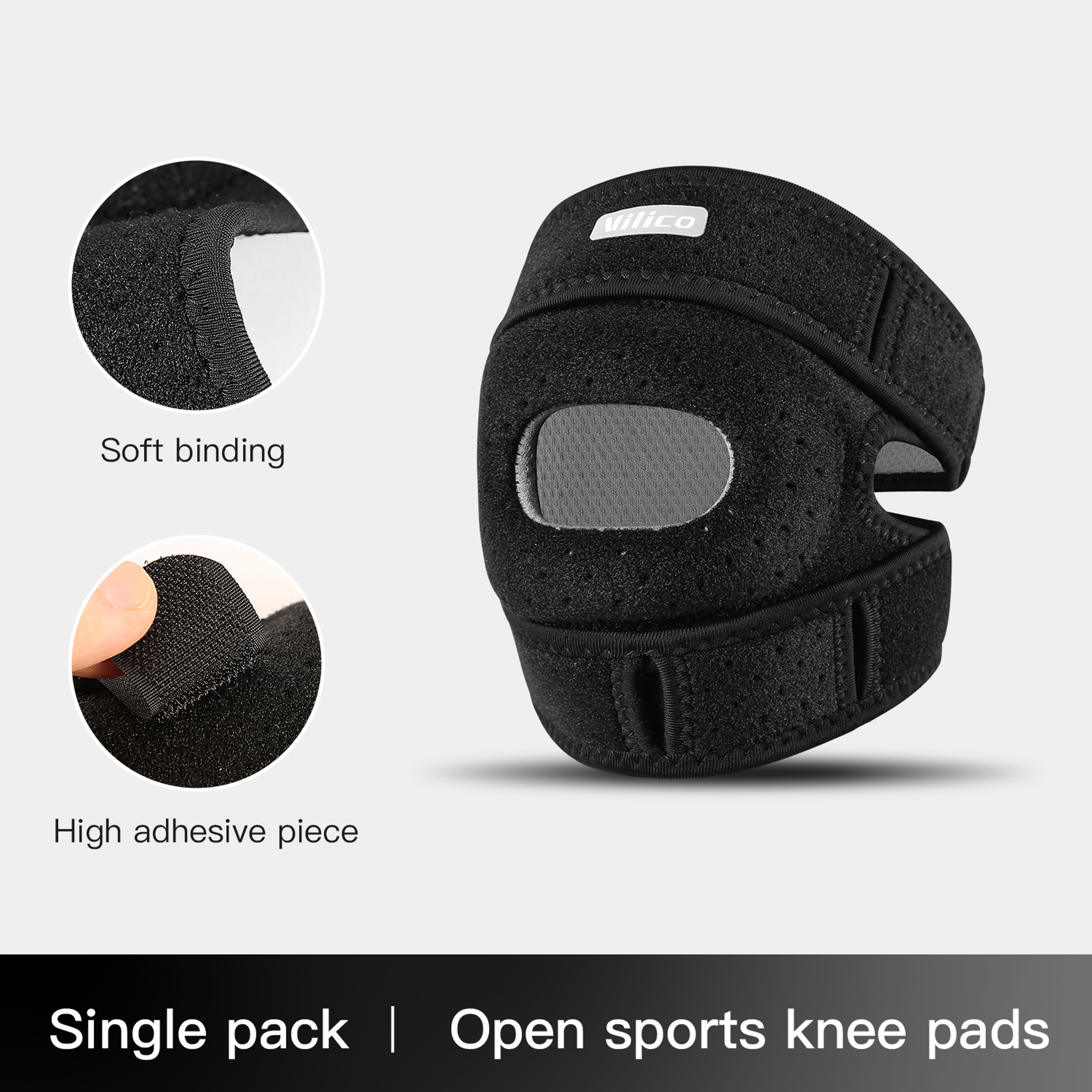 Professional Grade Equipment Knee Protectors, Essential Knee Protection Meniscus Professional Support for Sports – view 8
