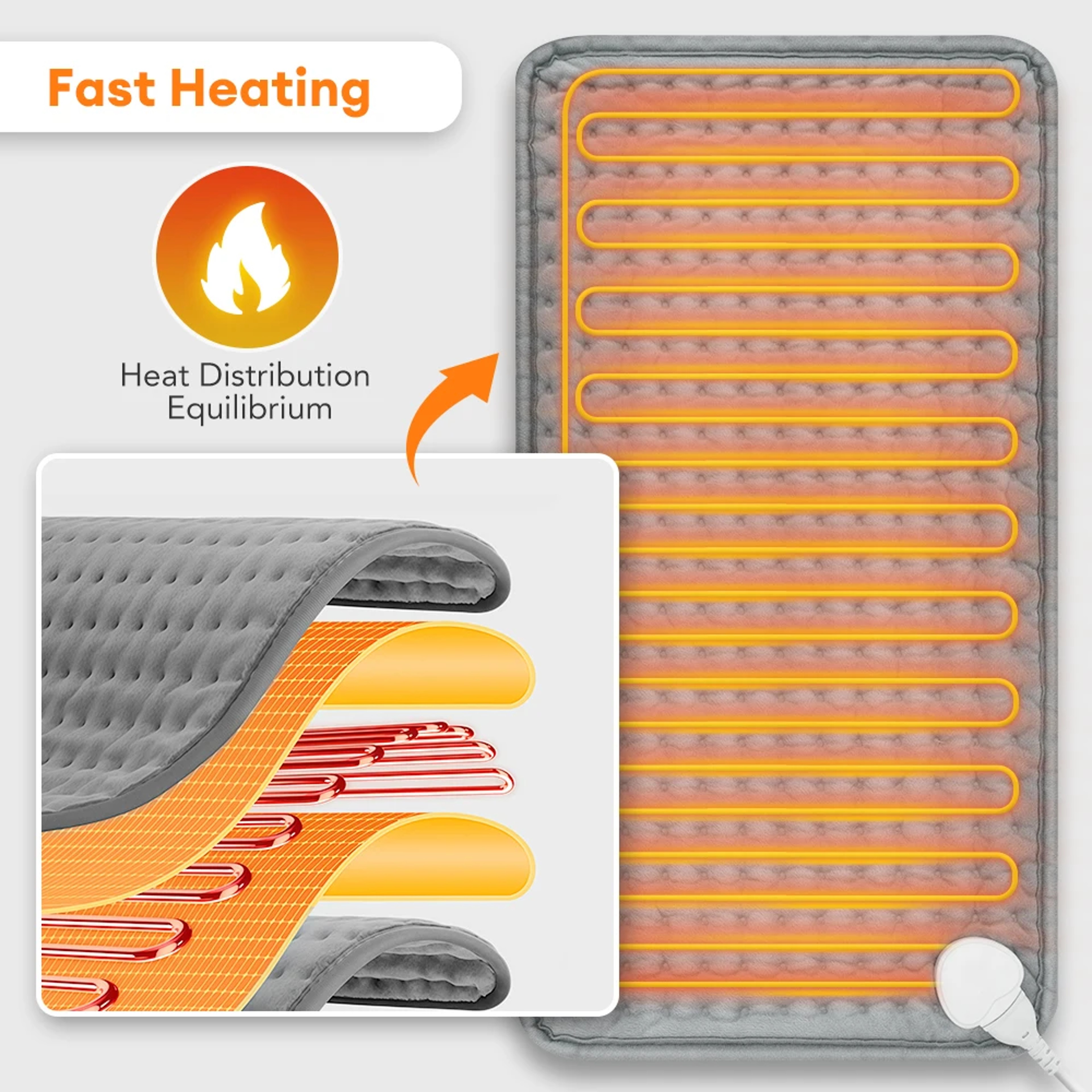 Pet Heat Mat With Electric Heating Pad Constant Temp Timer Hand And Abdomen Thermal Warming Mat 3